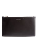 635097 Calfskin Pouch Small Gray