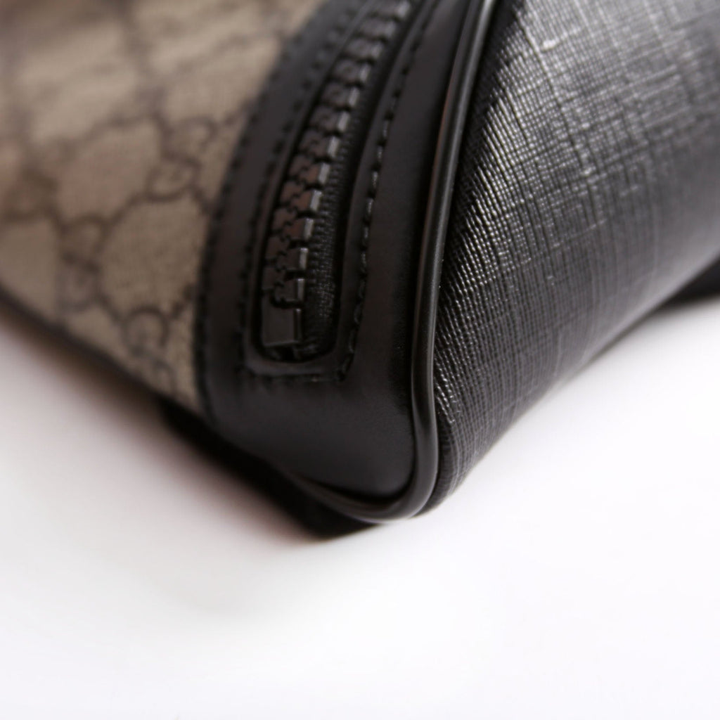 Gucci 779843 GG Supreme Belt Bag Black/Beige