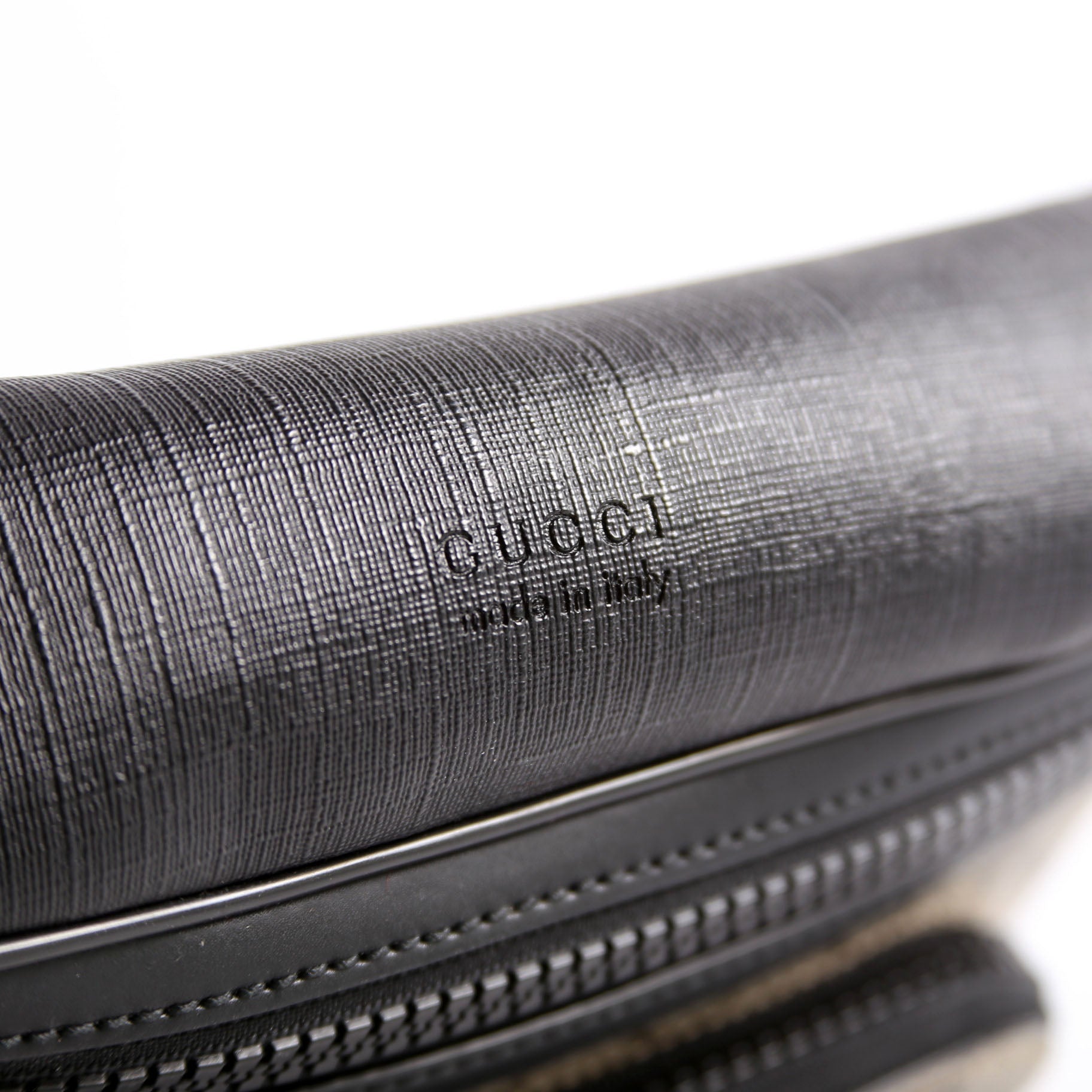 Gucci 779843 GG Supreme Belt Bag Black/Beige