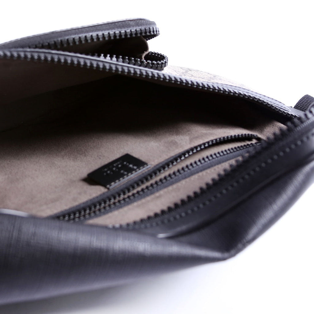 Gucci 779843 GG Supreme Belt Bag Black/Beige