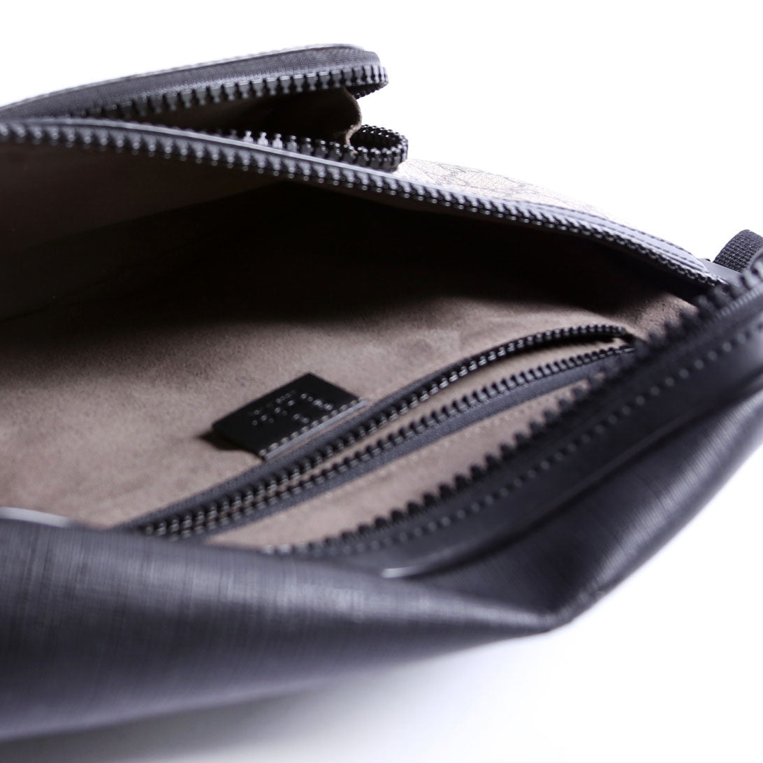 Gucci 779843 GG Supreme Belt Bag Black/Beige