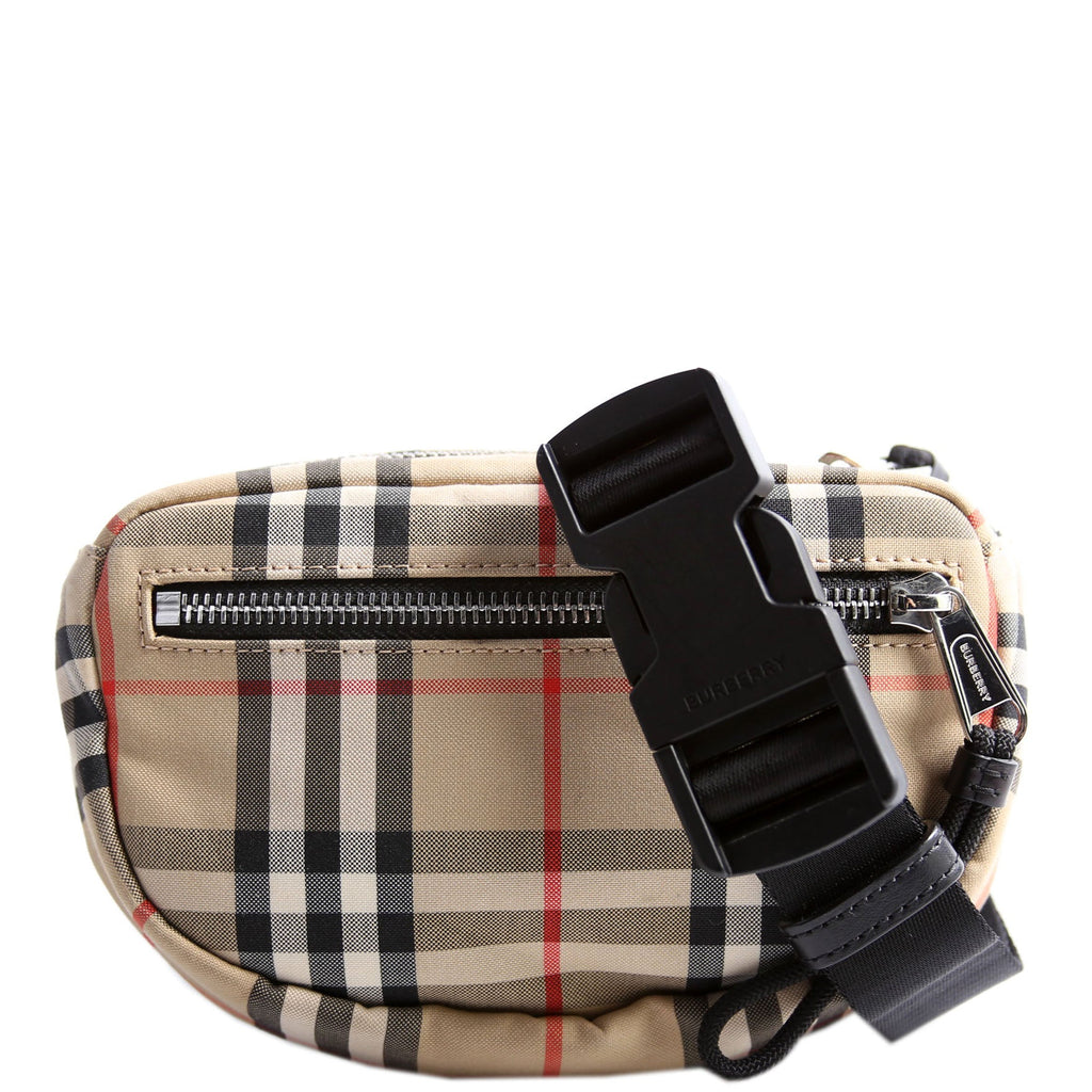 Vintage Check Cannon Bumbag Nylon Small
