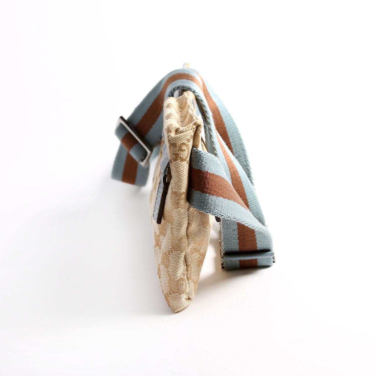 162962 GG Canvas Mini Waist Bag Beige/Blue