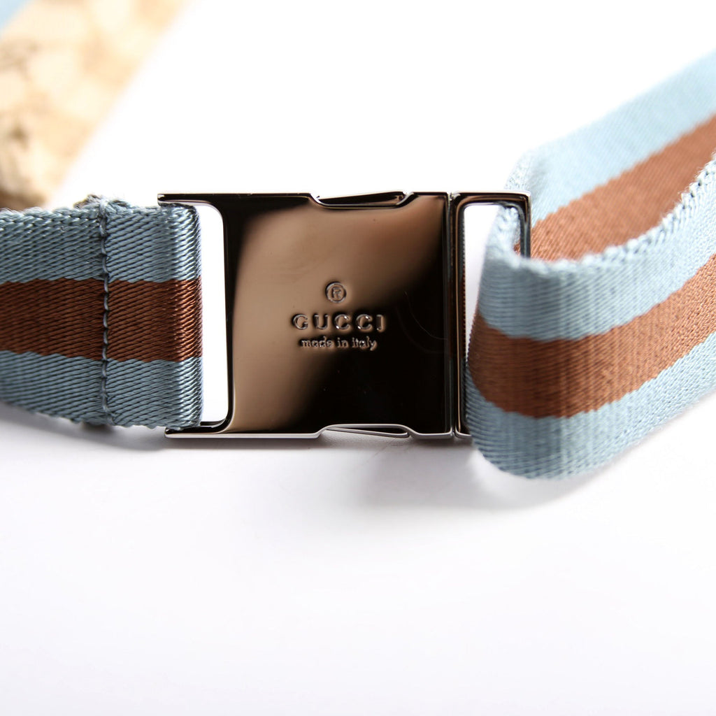 162962 GG Canvas Mini Waist Bag Beige/Blue