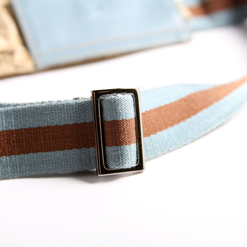 162962 GG Canvas Mini Waist Bag Beige/Blue