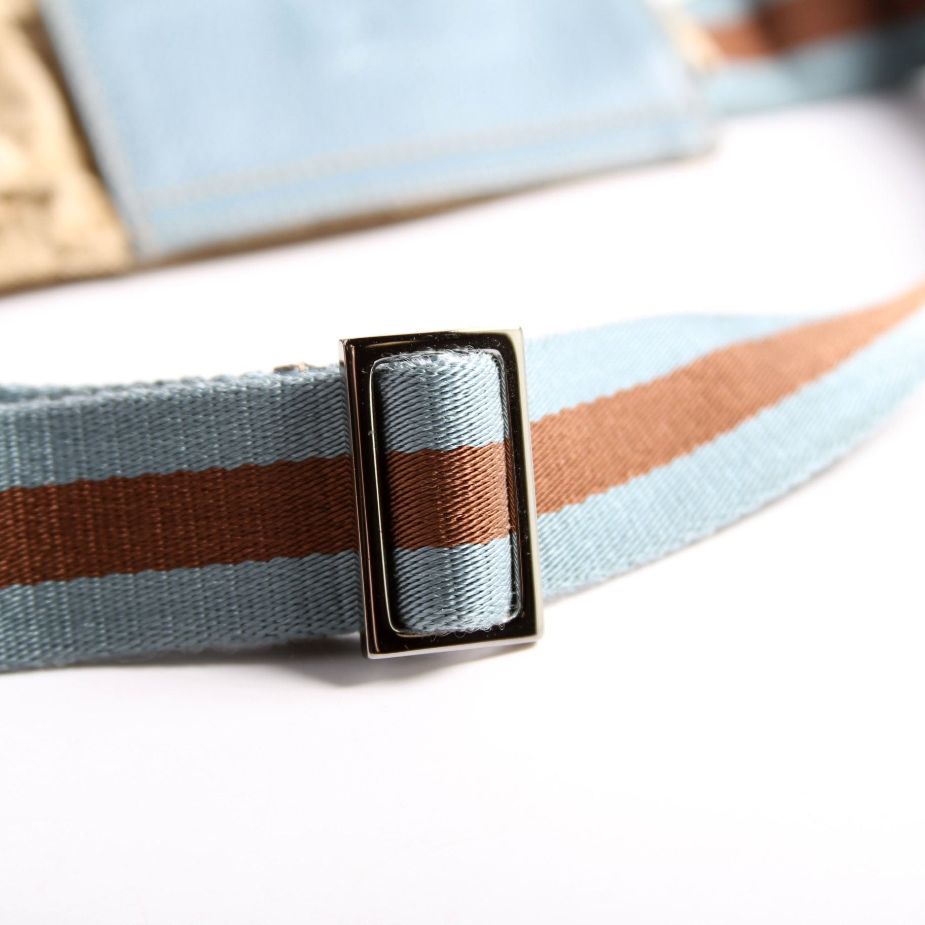 162962 GG Canvas Mini Waist Bag Beige/Blue