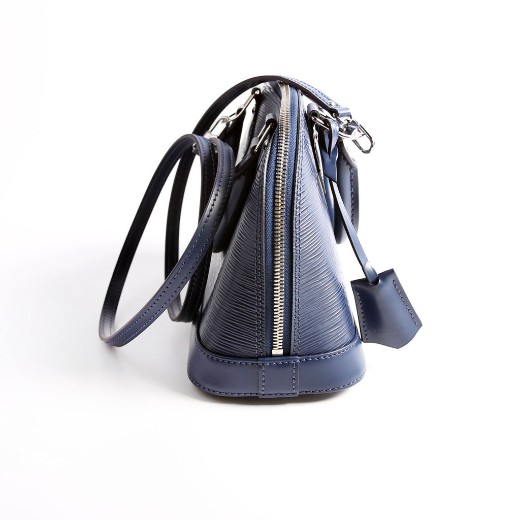 Alma BB Epi Leather Navy
