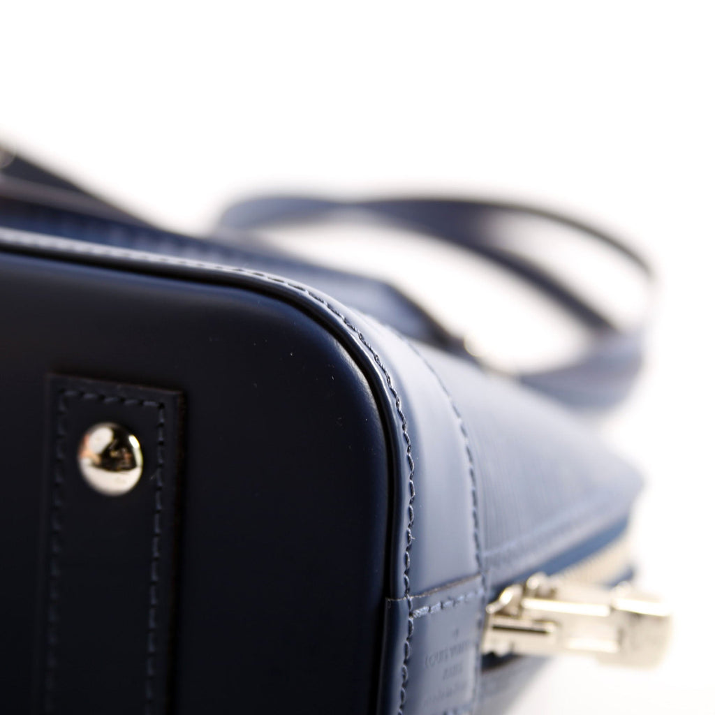 Alma BB Epi Leather Navy