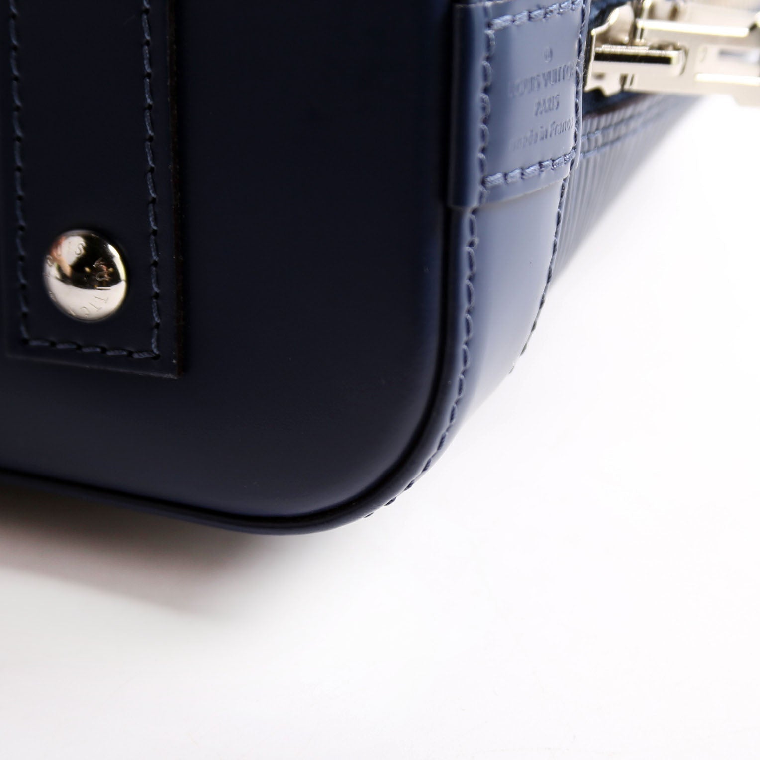 Alma BB Epi Leather Navy