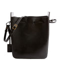 SAINT LAURENT Mini Bucket Calfskin 817386 Black