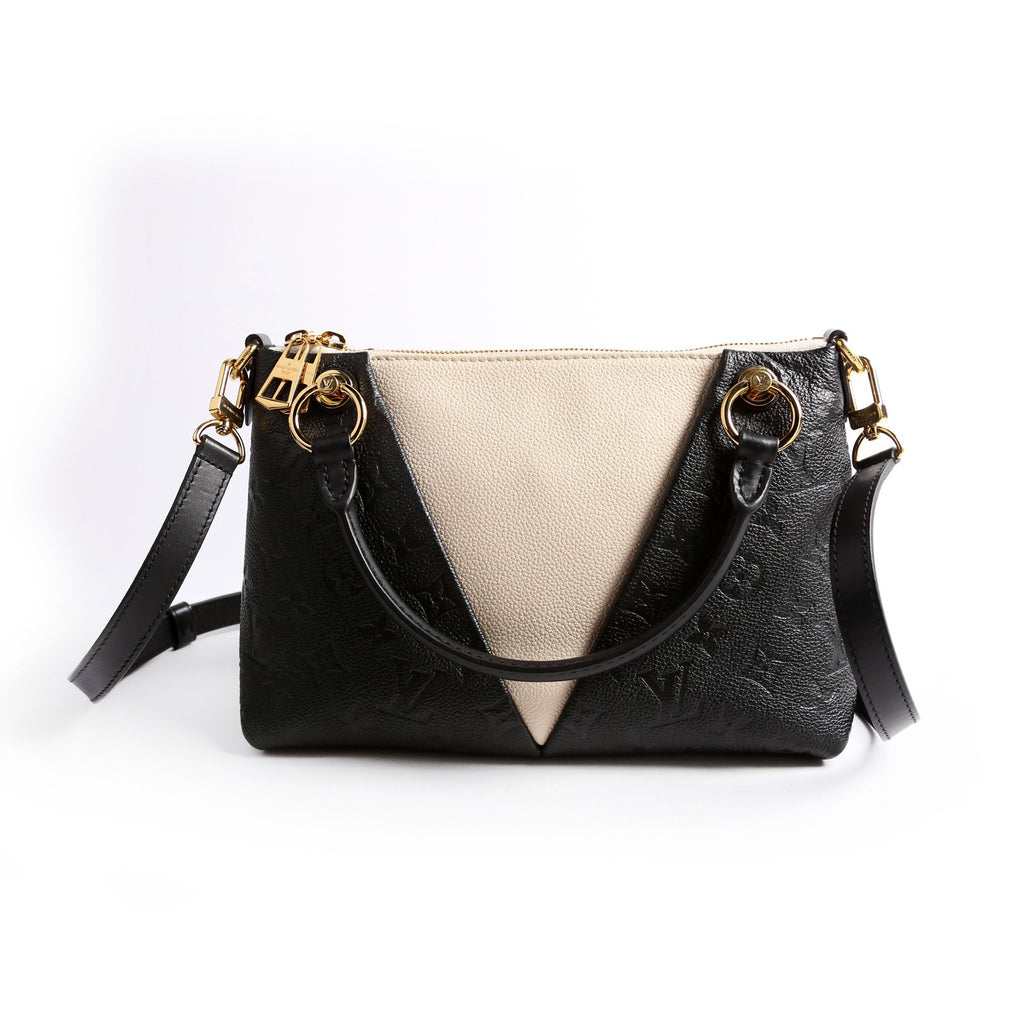 V Tote BB Empreinte Beige/Black