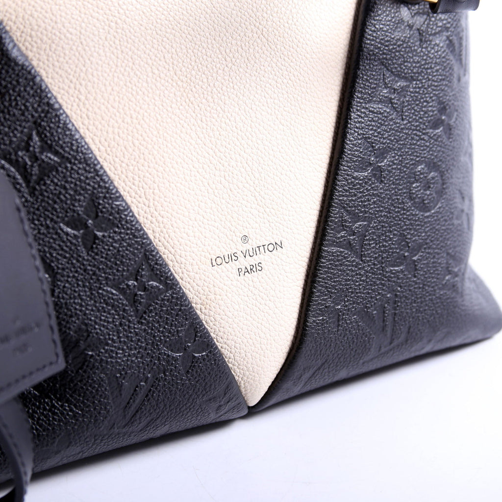V Tote BB Empreinte Beige/Black
