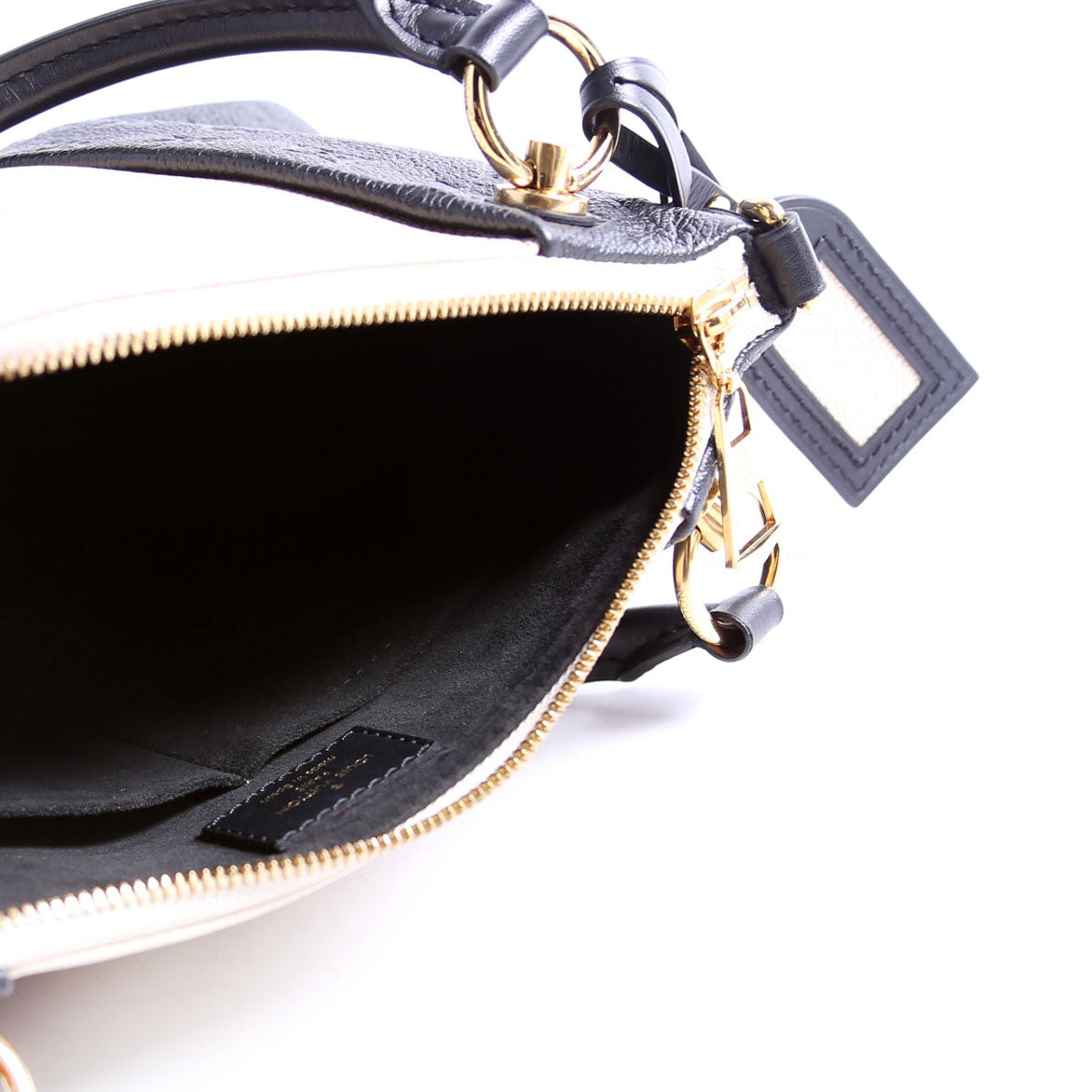 V Tote BB Empreinte Beige/Black