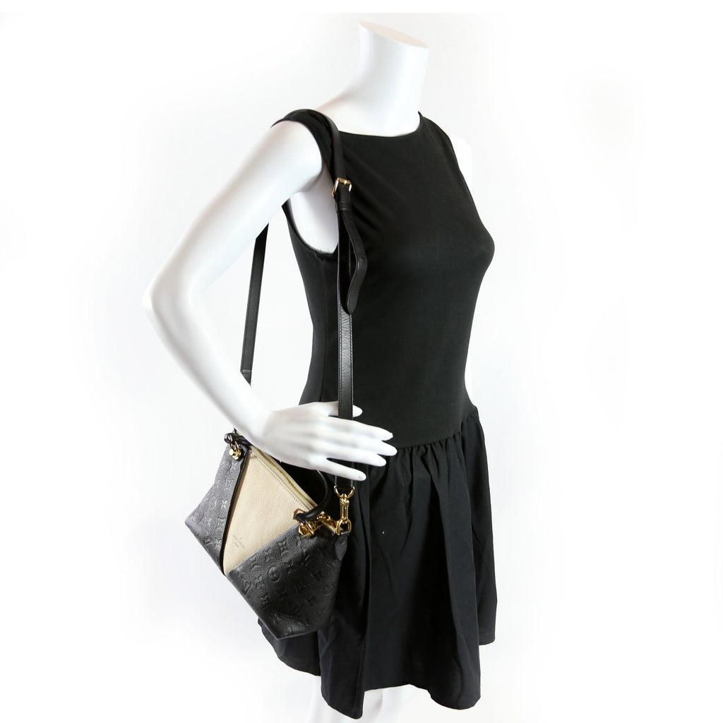 V Tote BB Empreinte Beige/Black