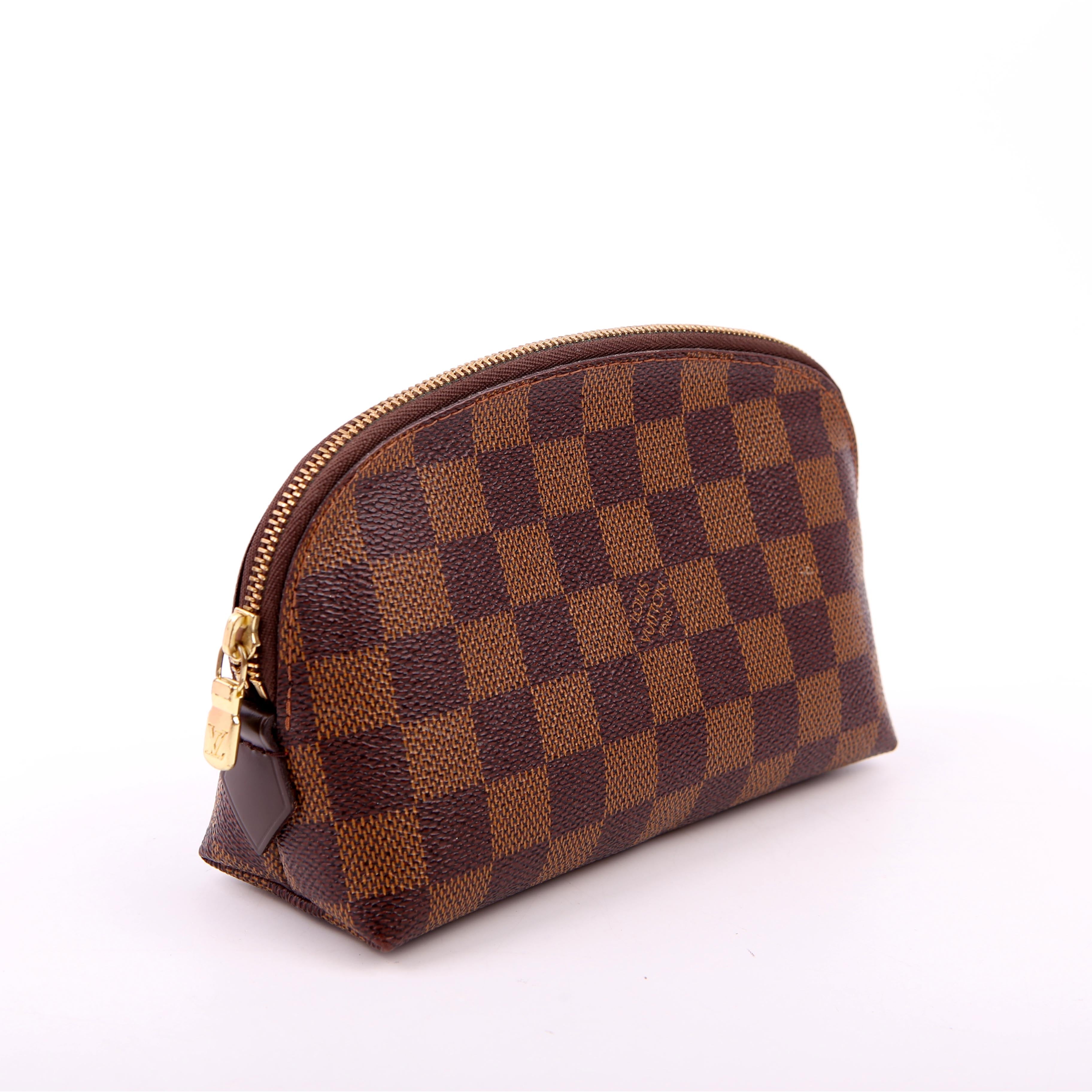 Cosmetic Pouch PM Damier Ebene