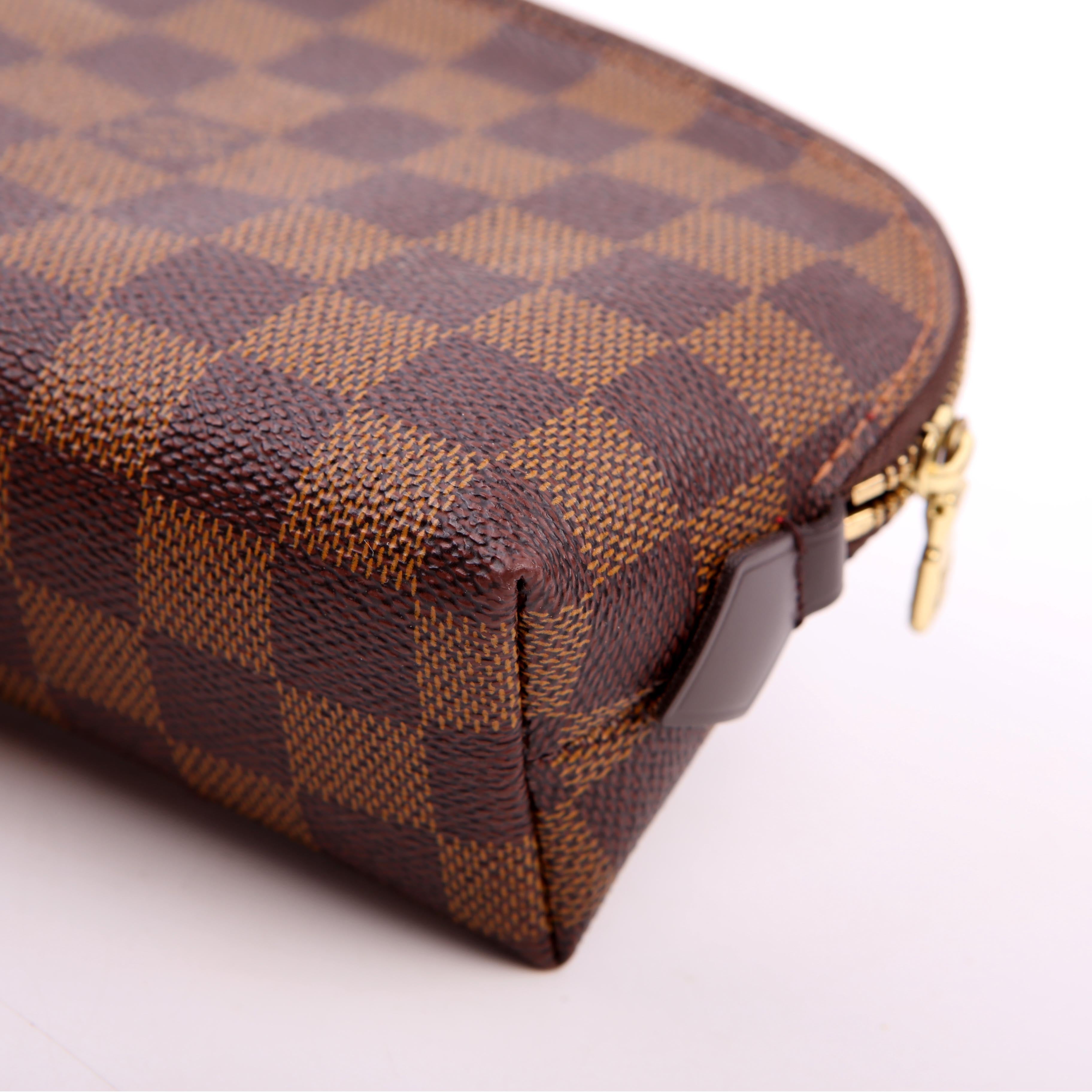 Cosmetic Pouch PM Damier Ebene