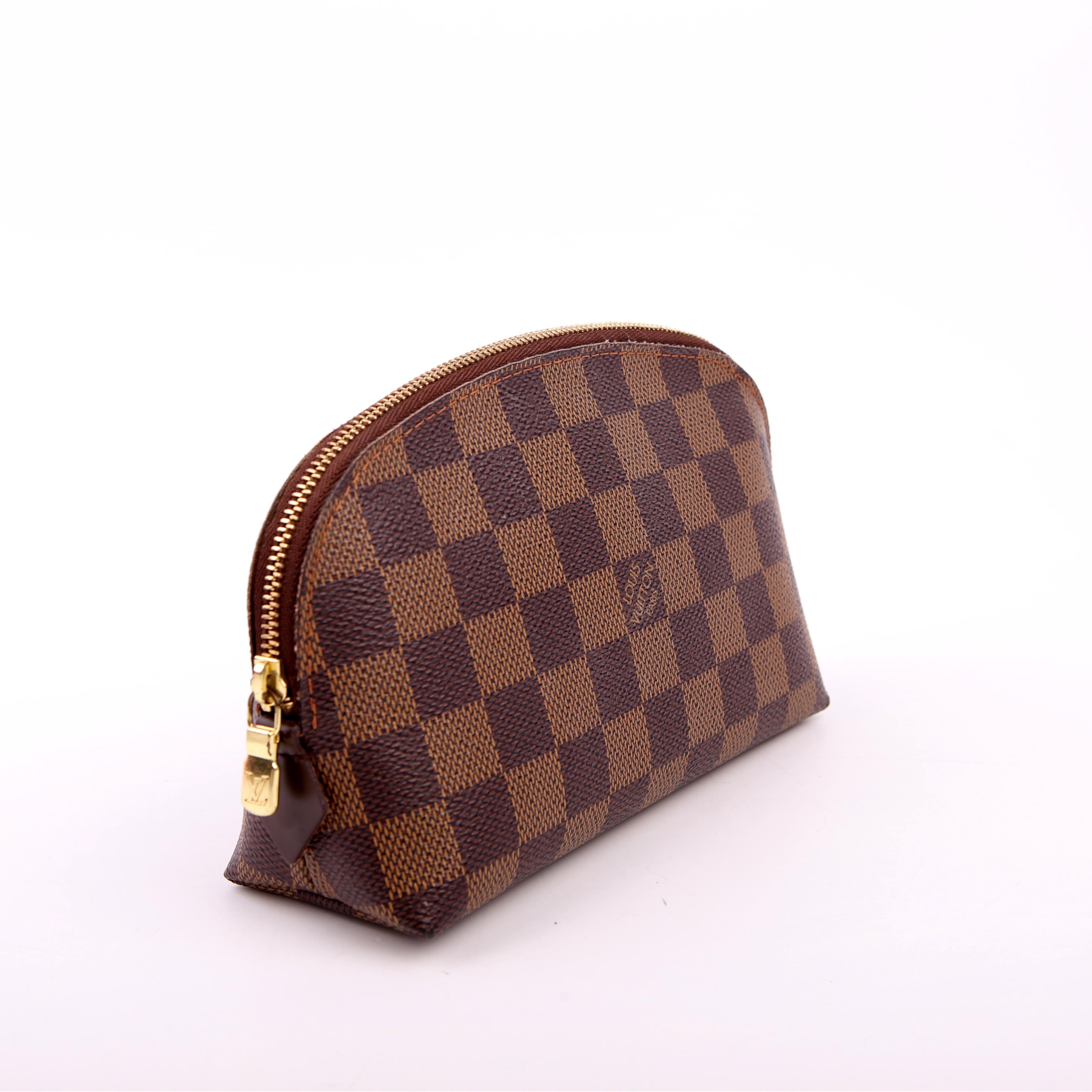 Cosmetic Pouch PM Damier Ebene