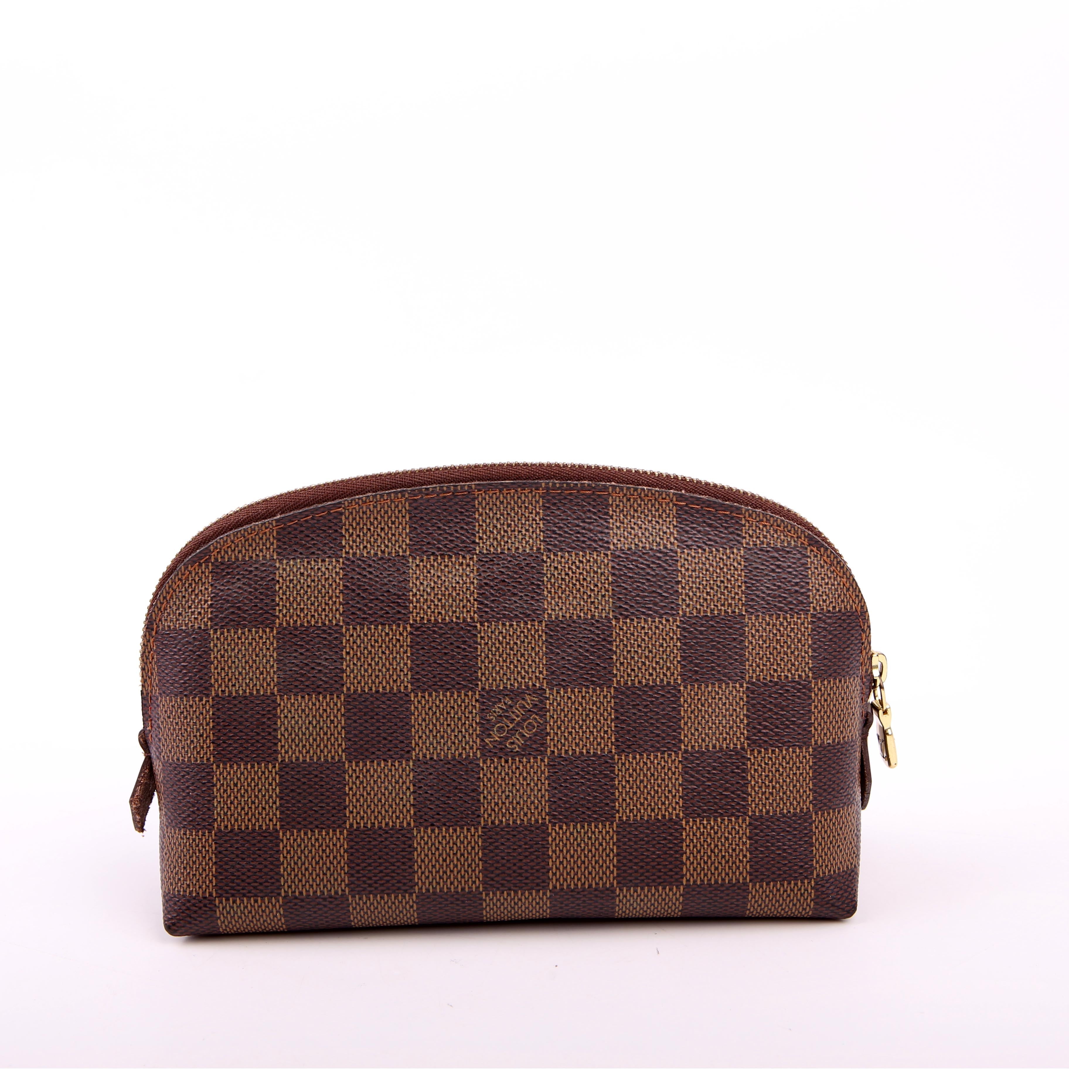Cosmetic Pouch PM Damier Ebene