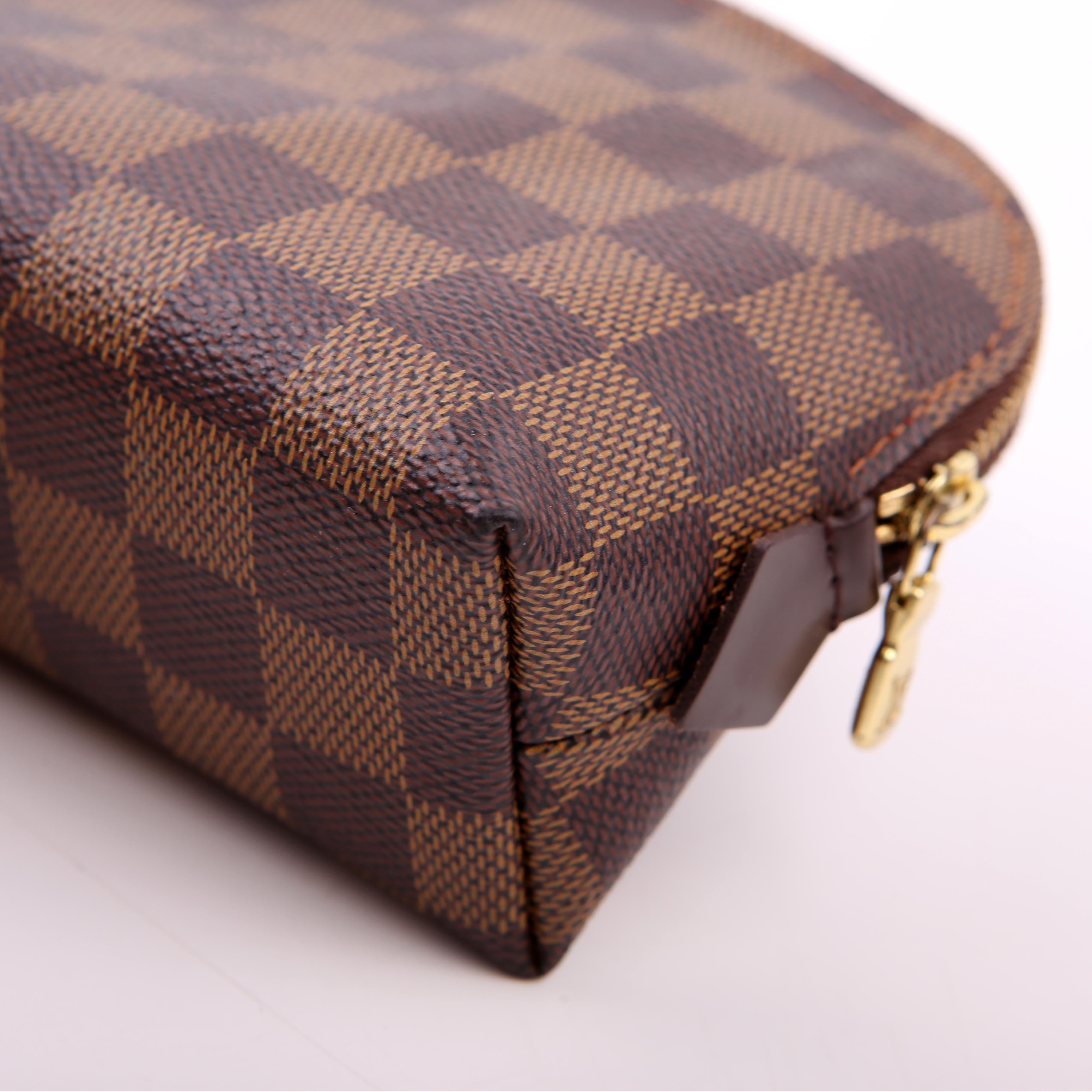 Cosmetic Pouch PM Damier Ebene