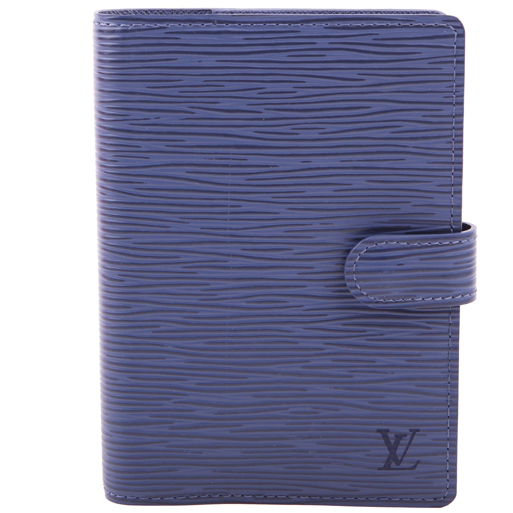 Agenda Medium Ring Epi Blue