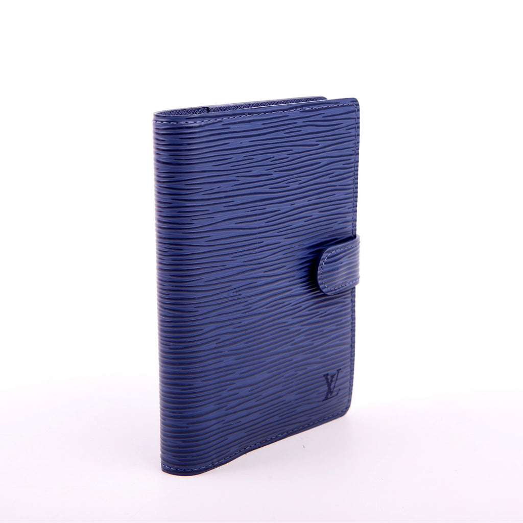 Agenda Medium Ring Epi Blue