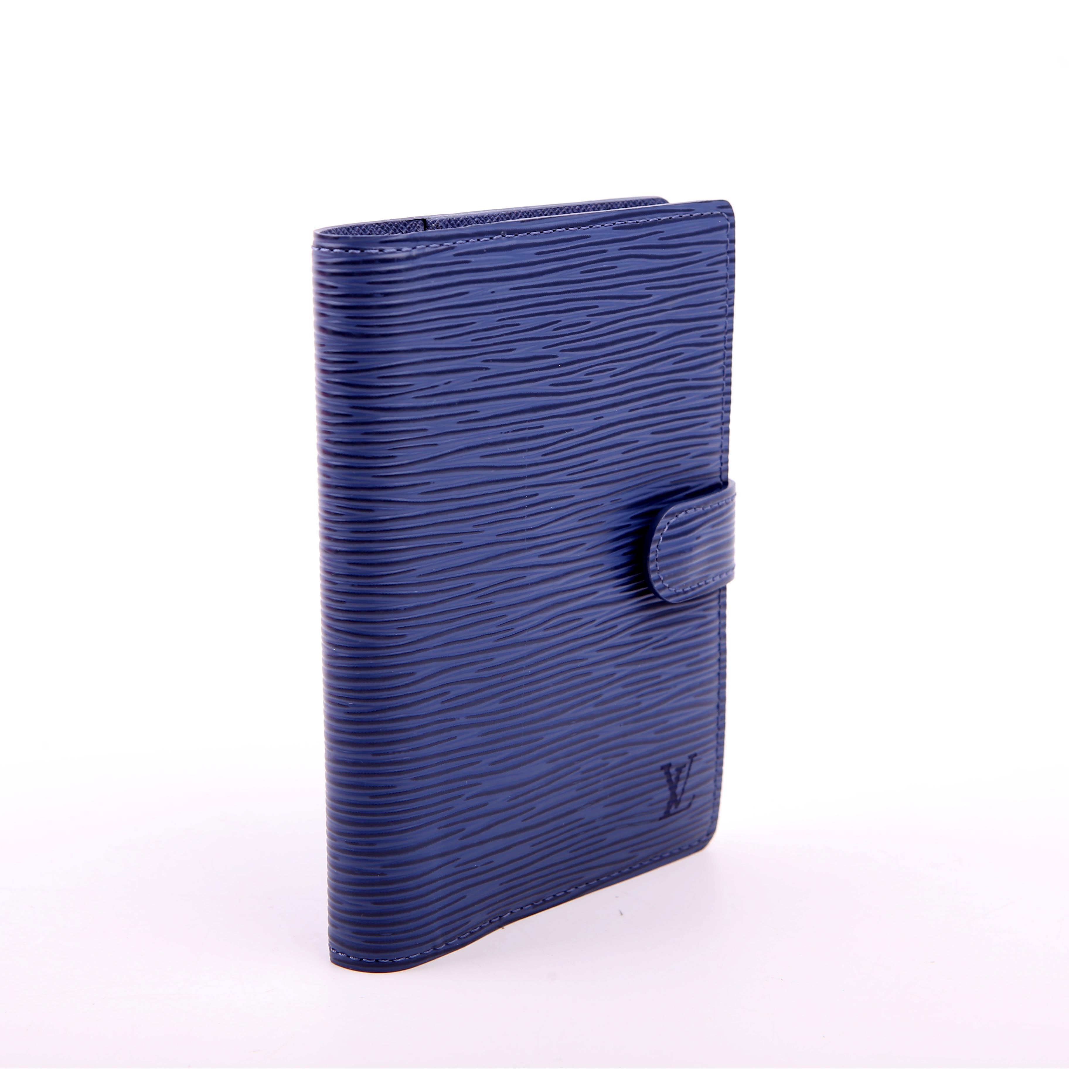 Agenda Medium Ring Epi Blue