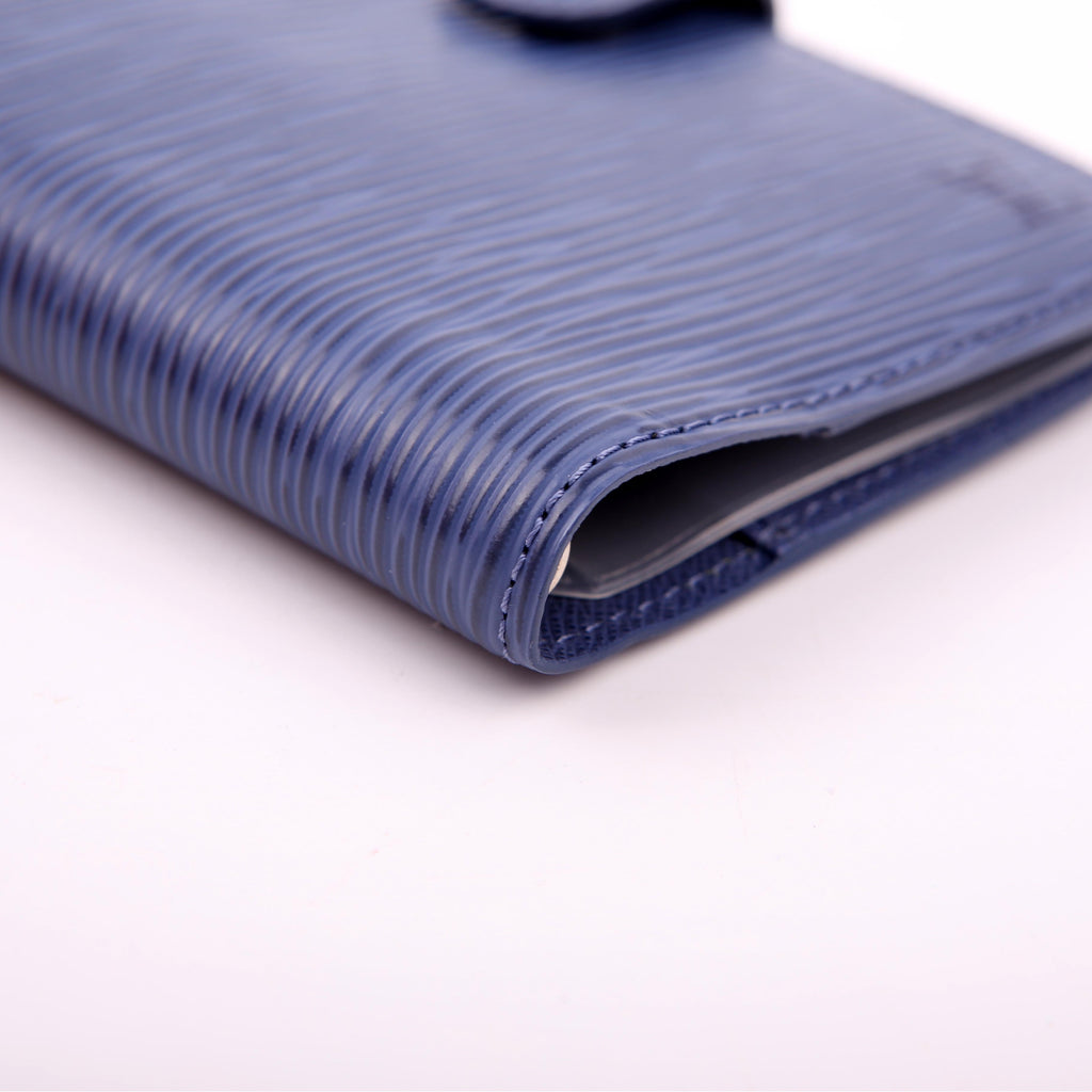 Agenda Medium Ring Epi Blue