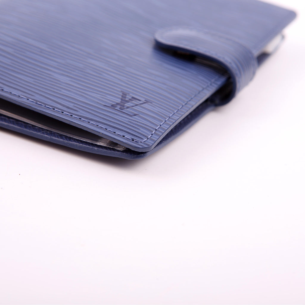 Agenda Medium Ring Epi Blue