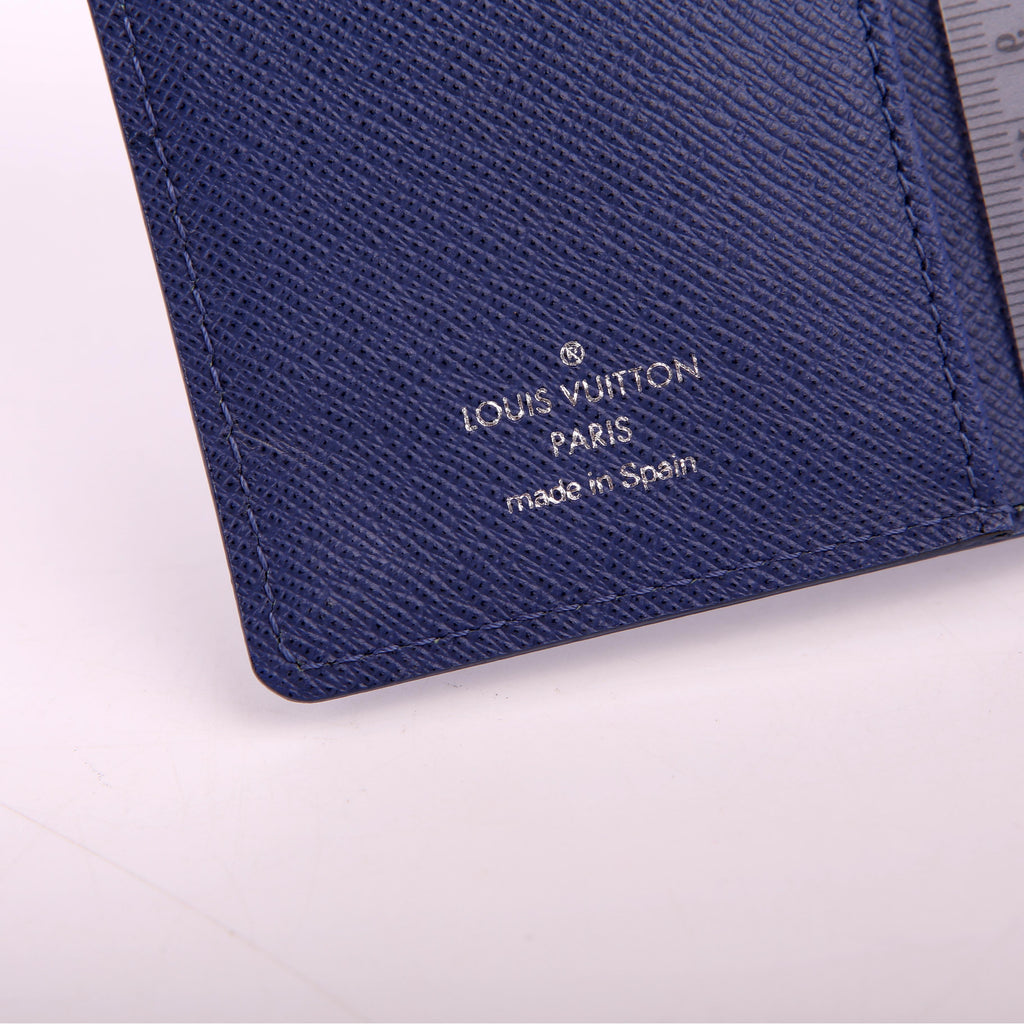 Agenda Medium Ring Epi Blue