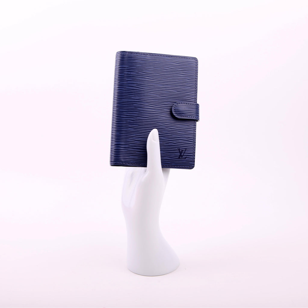 Agenda Medium Ring Epi Blue