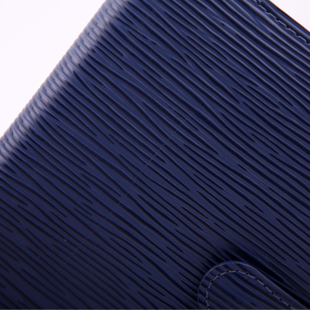 Agenda Medium Ring Epi Blue