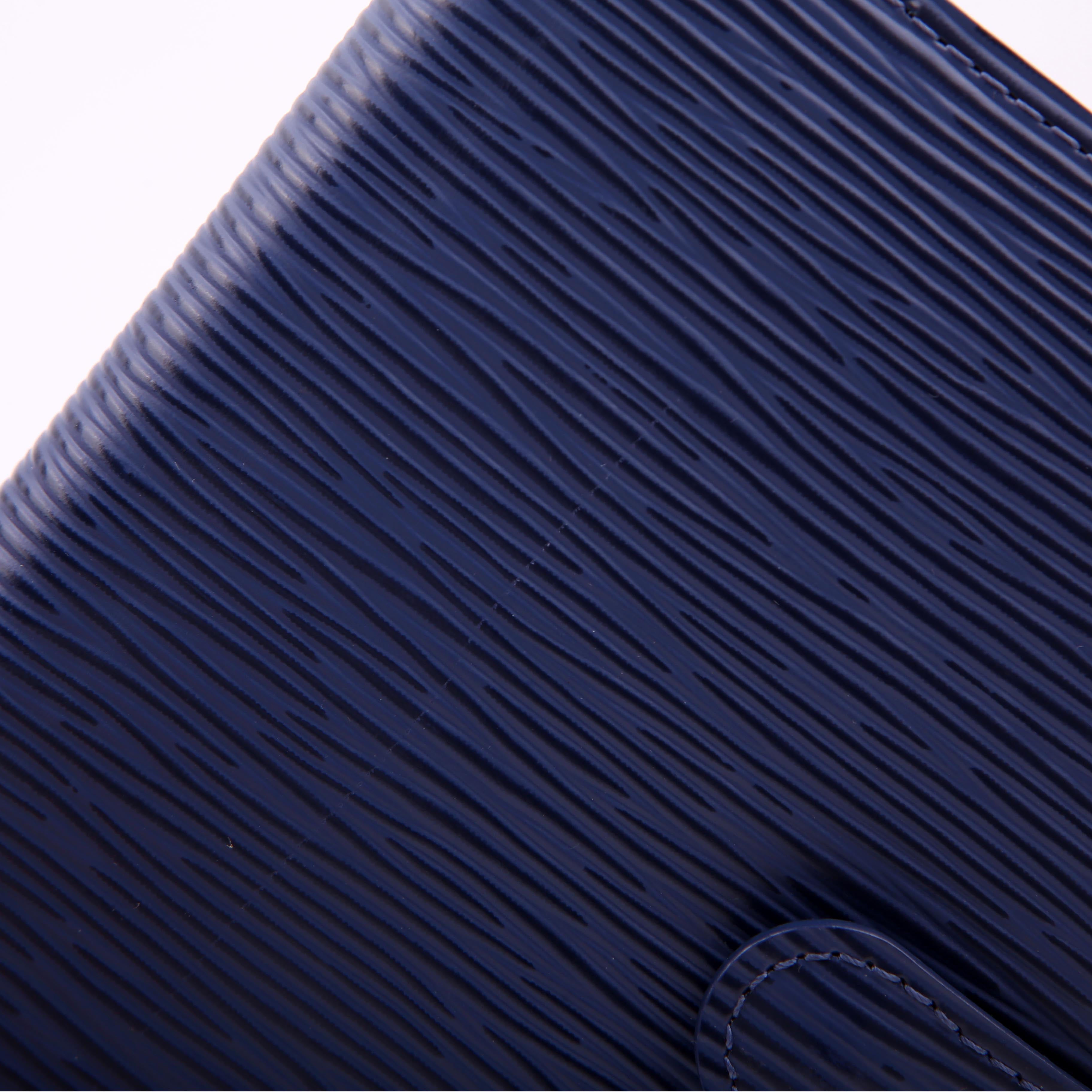 Agenda Medium Ring Epi Blue
