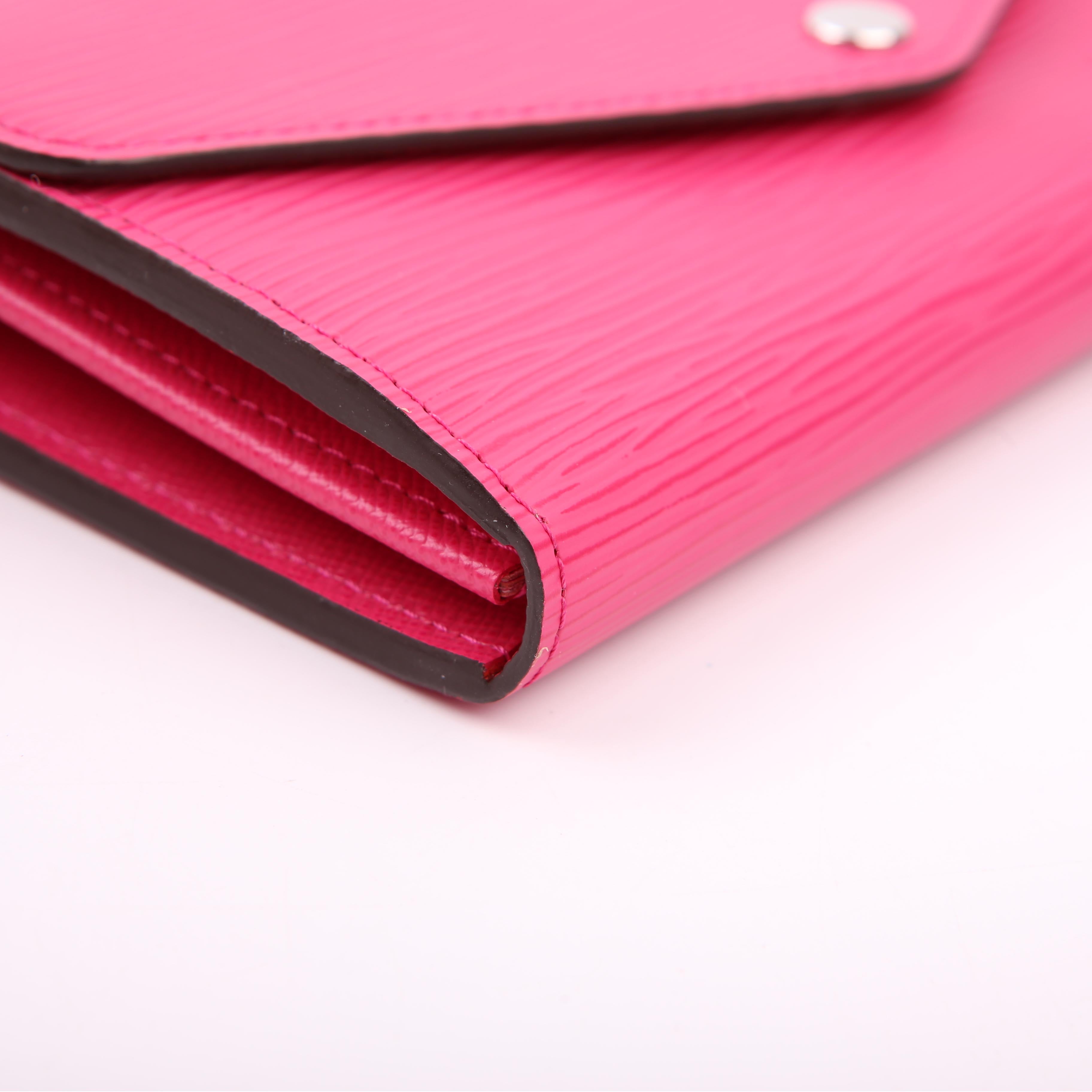Sarah Wallet Epi Newer Pink
