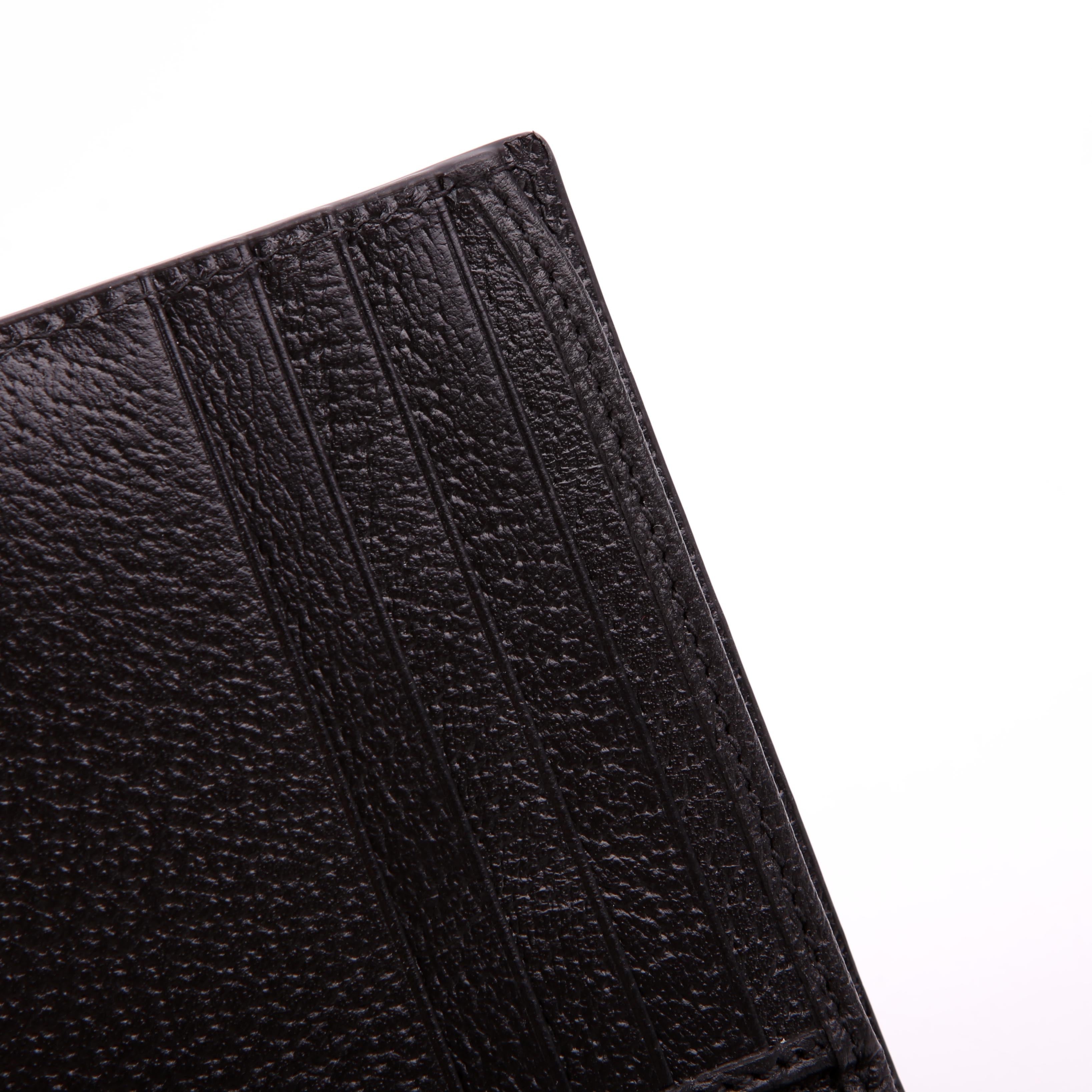 Gucci 428726 Marmont Bi-Fold Wallet Leather Black