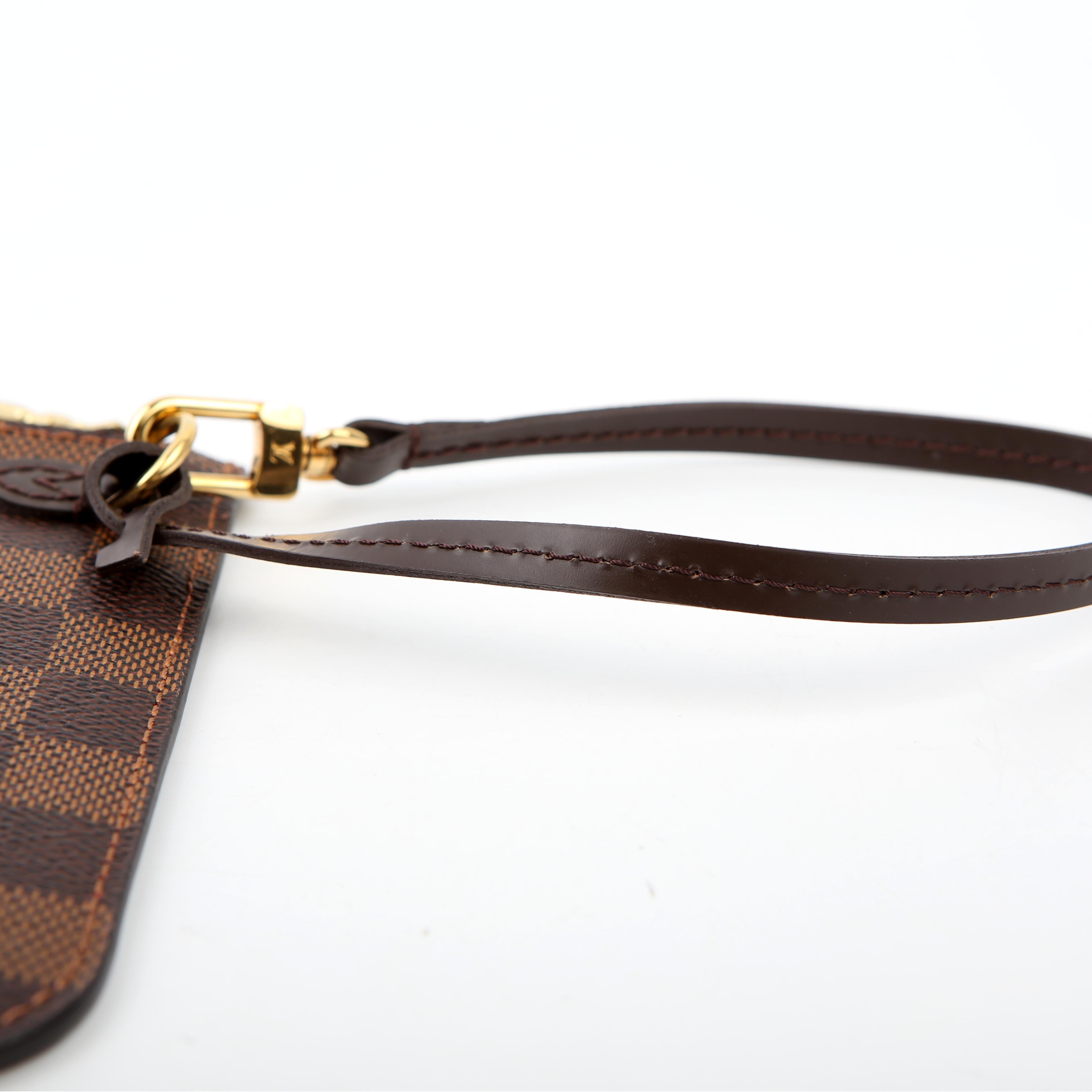 Pochette Only Neverfull Damier Ebene Red