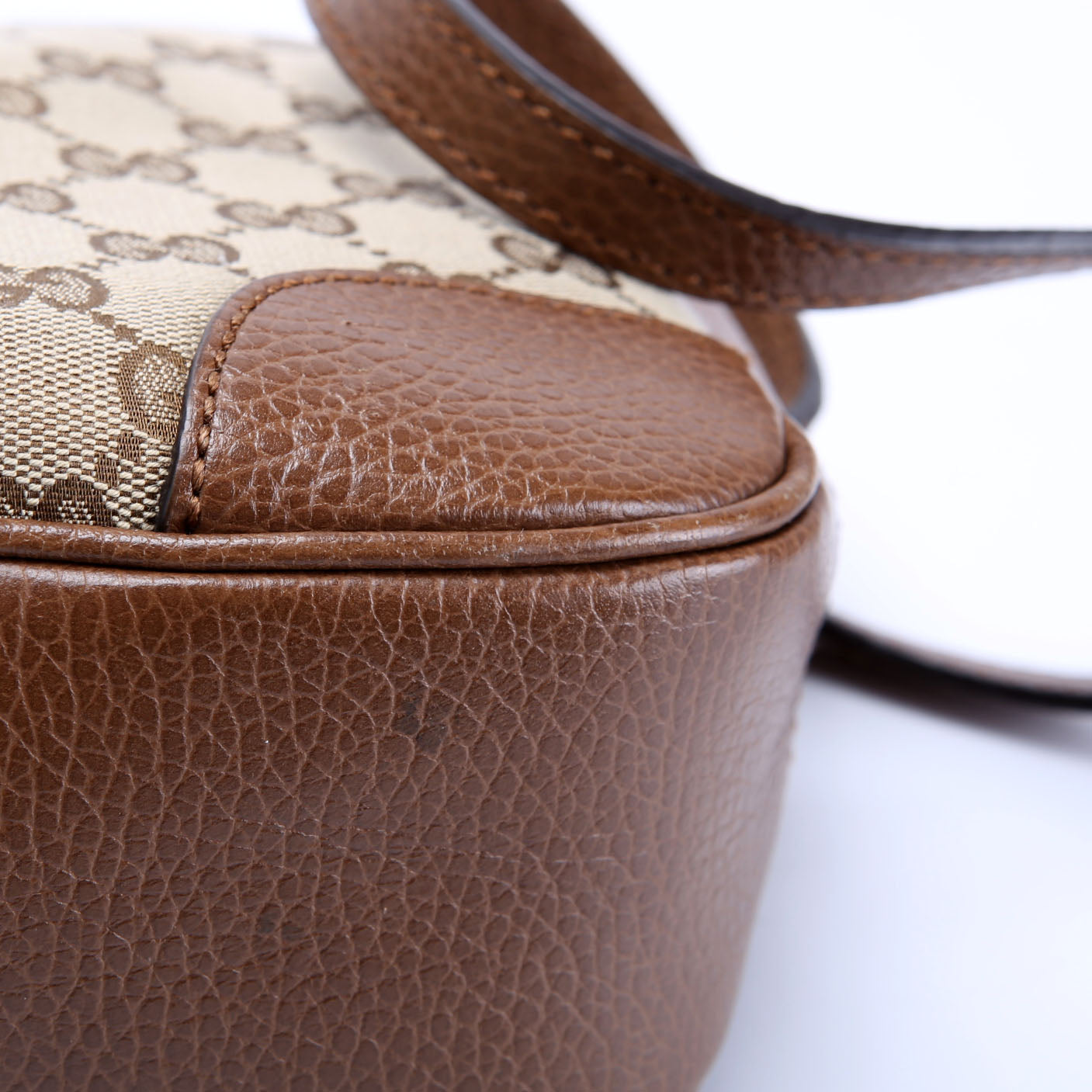 Gucci 449413 Bree GG Crossbody Brown