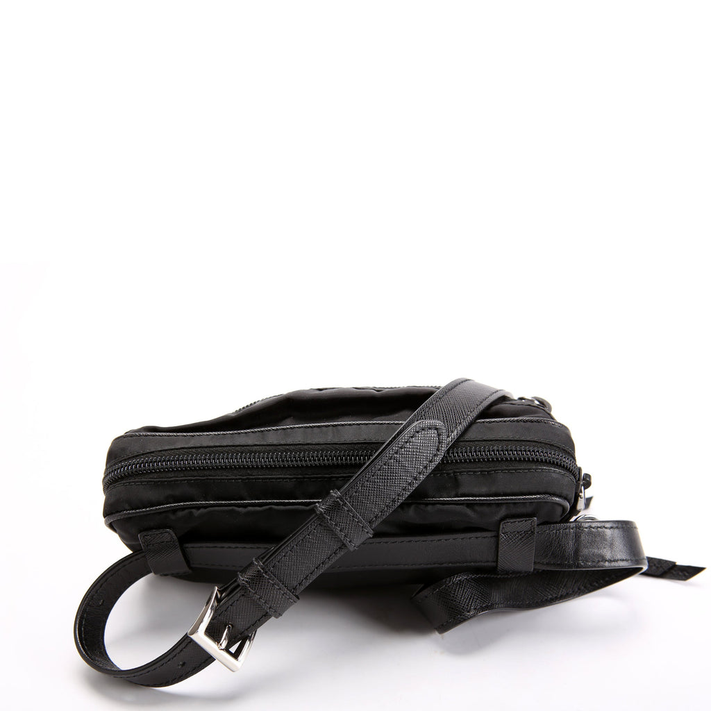 1BL012 Nylon Belt Bag Black