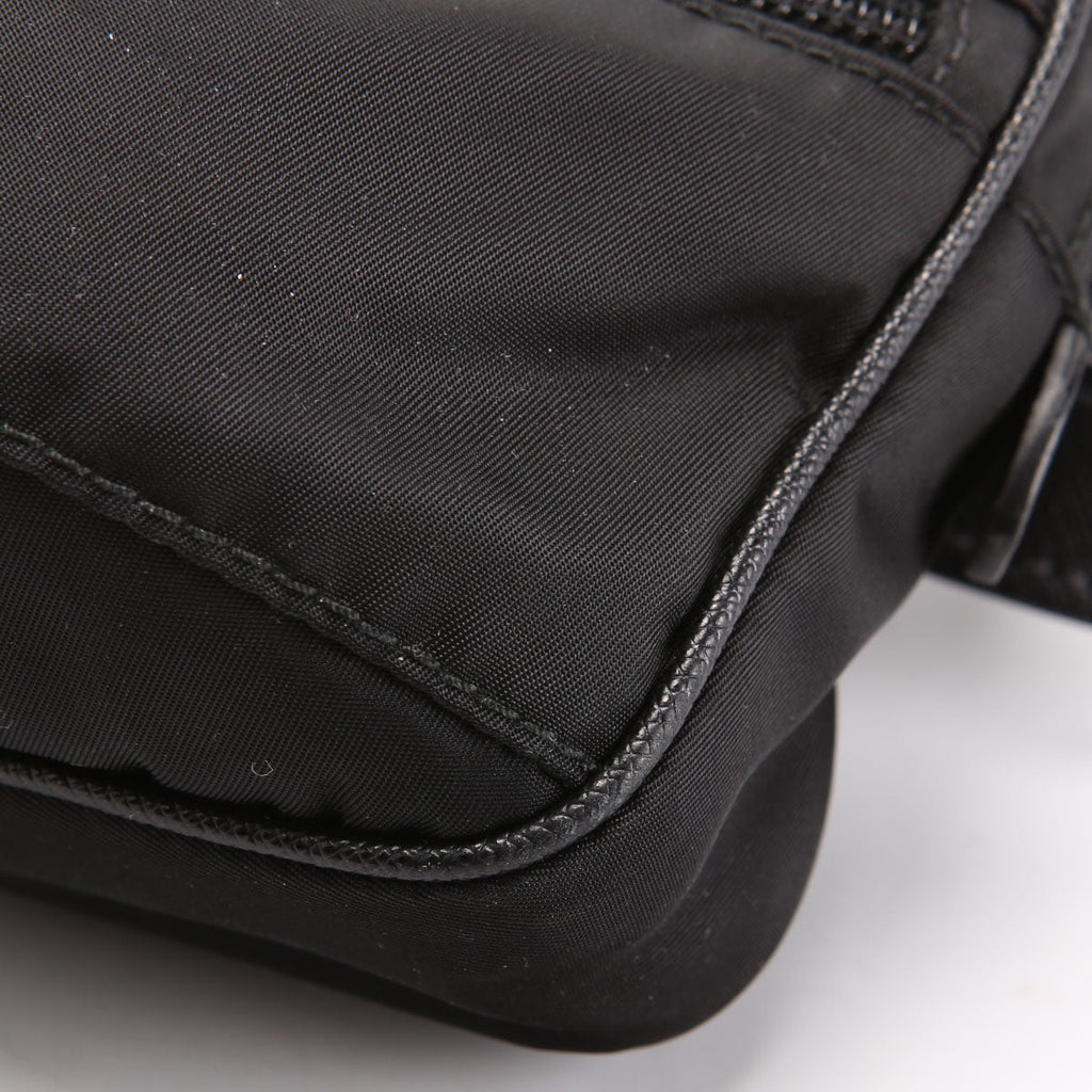 1BL012 Nylon Belt Bag Black