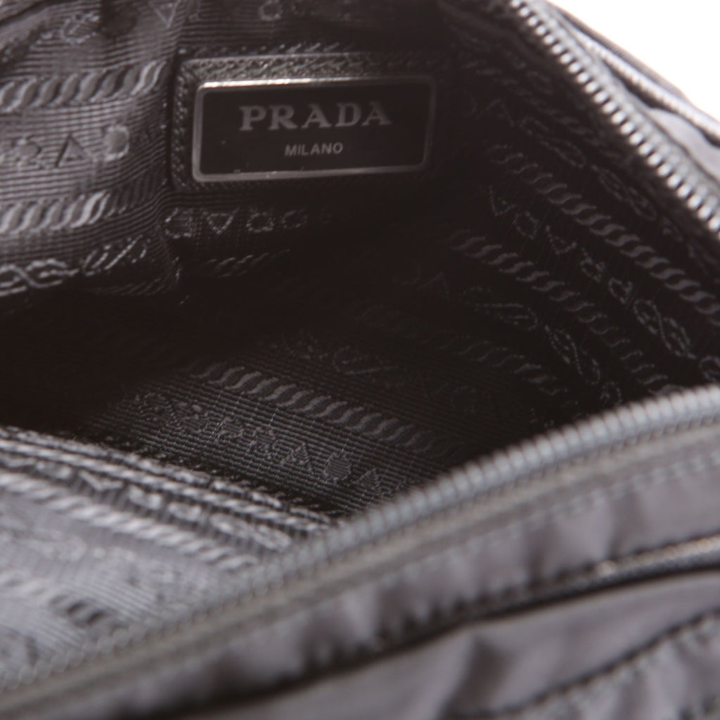 1BL012 Nylon Belt Bag Black