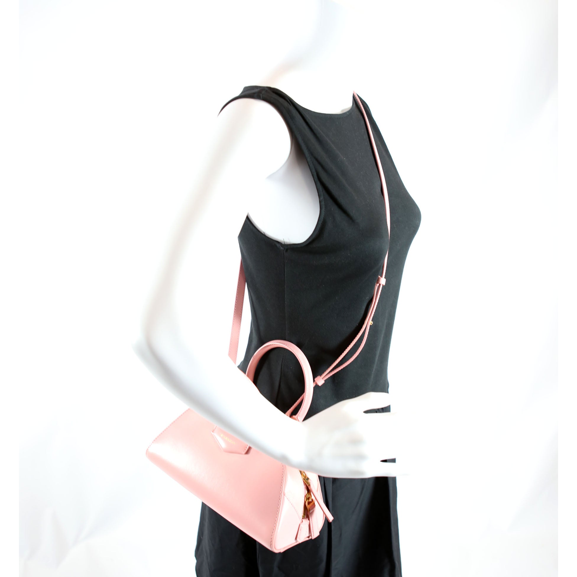 Antigona East West Mini Pink/Gold