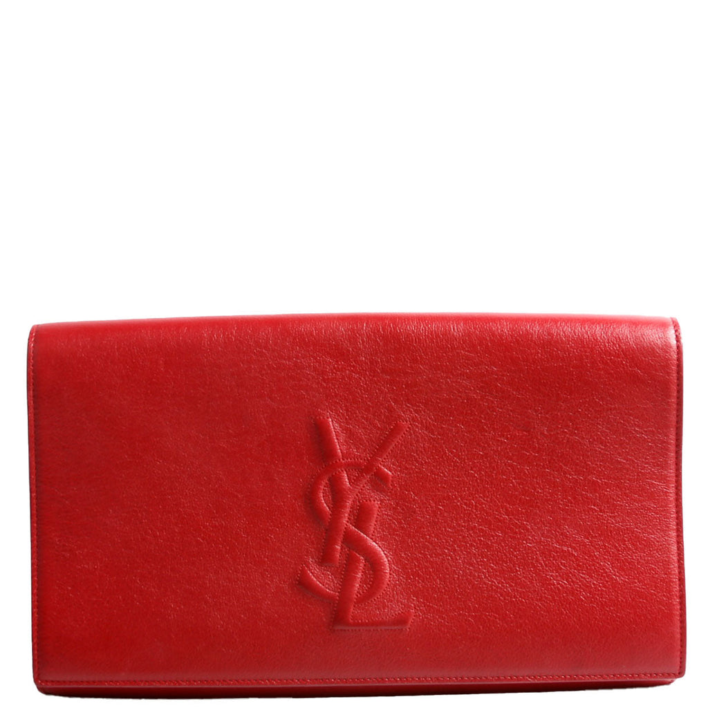 361120 Belle De Jour Clutch Leather Red
