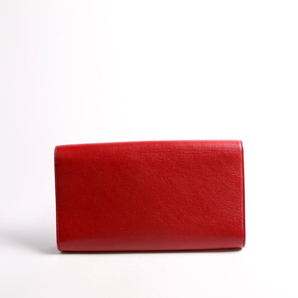 361120 Belle De Jour Clutch Leather Red