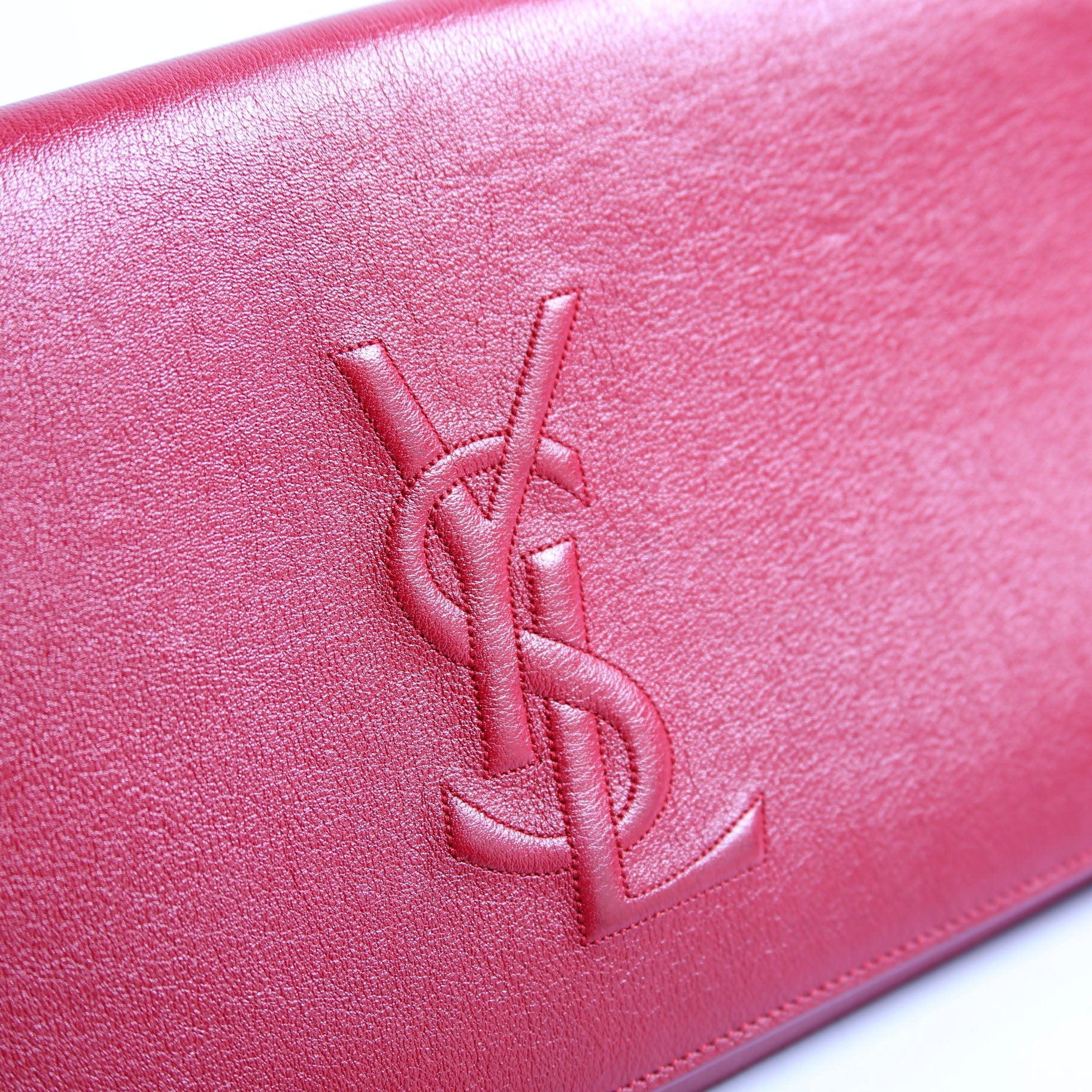 361120 Belle De Jour Clutch Leather Red
