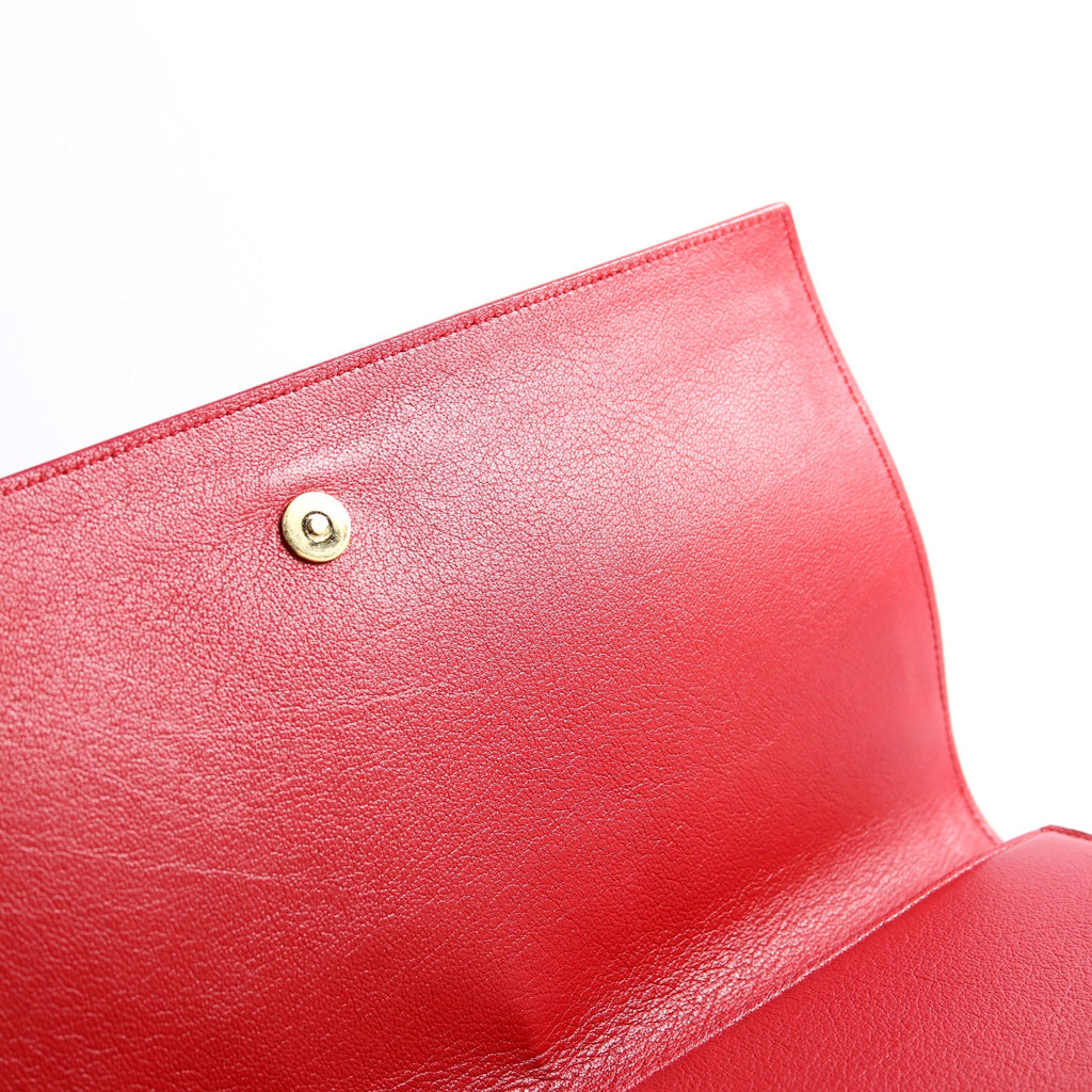 361120 Belle De Jour Clutch Leather Red