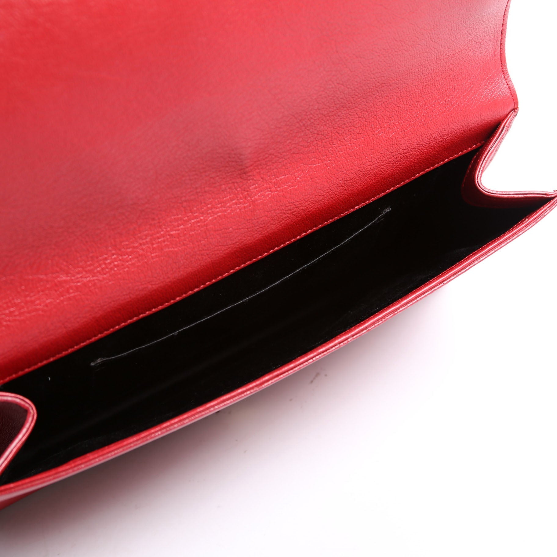 361120 Belle De Jour Clutch Leather Red
