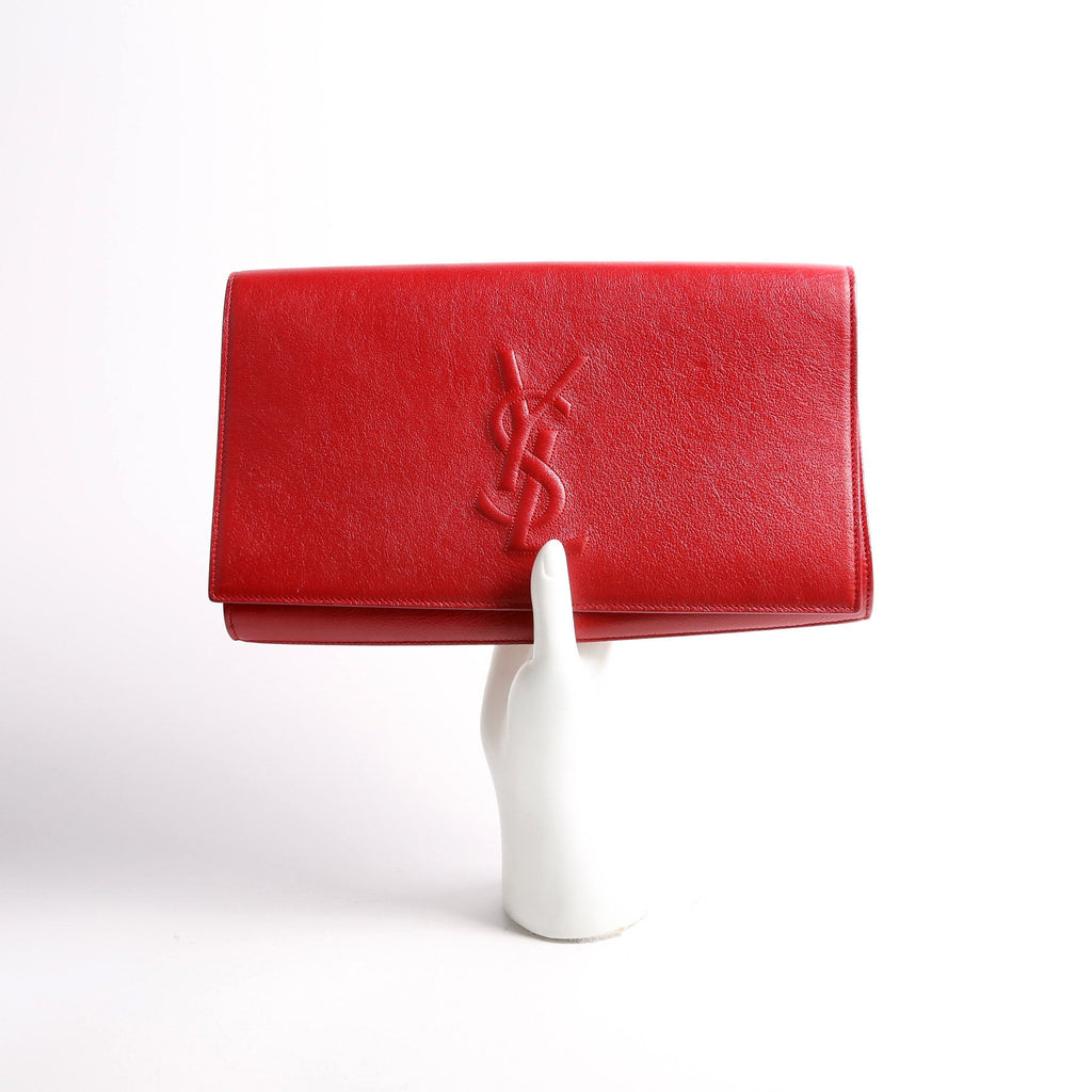 361120 Belle De Jour Clutch Leather Red