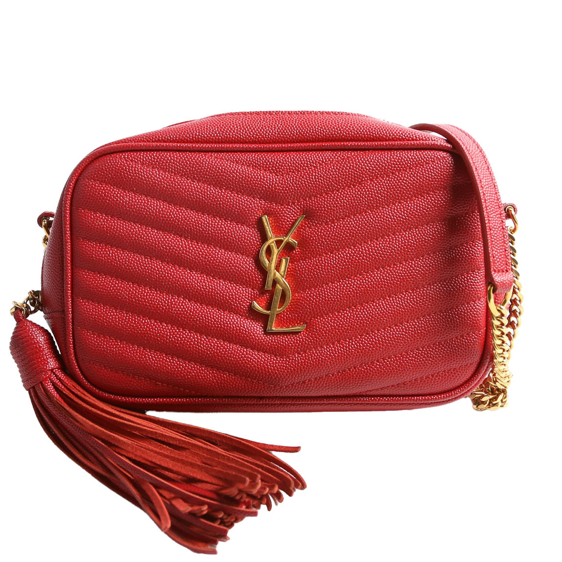 SAINT LAURENT Lou Camera Mini 585040 Red