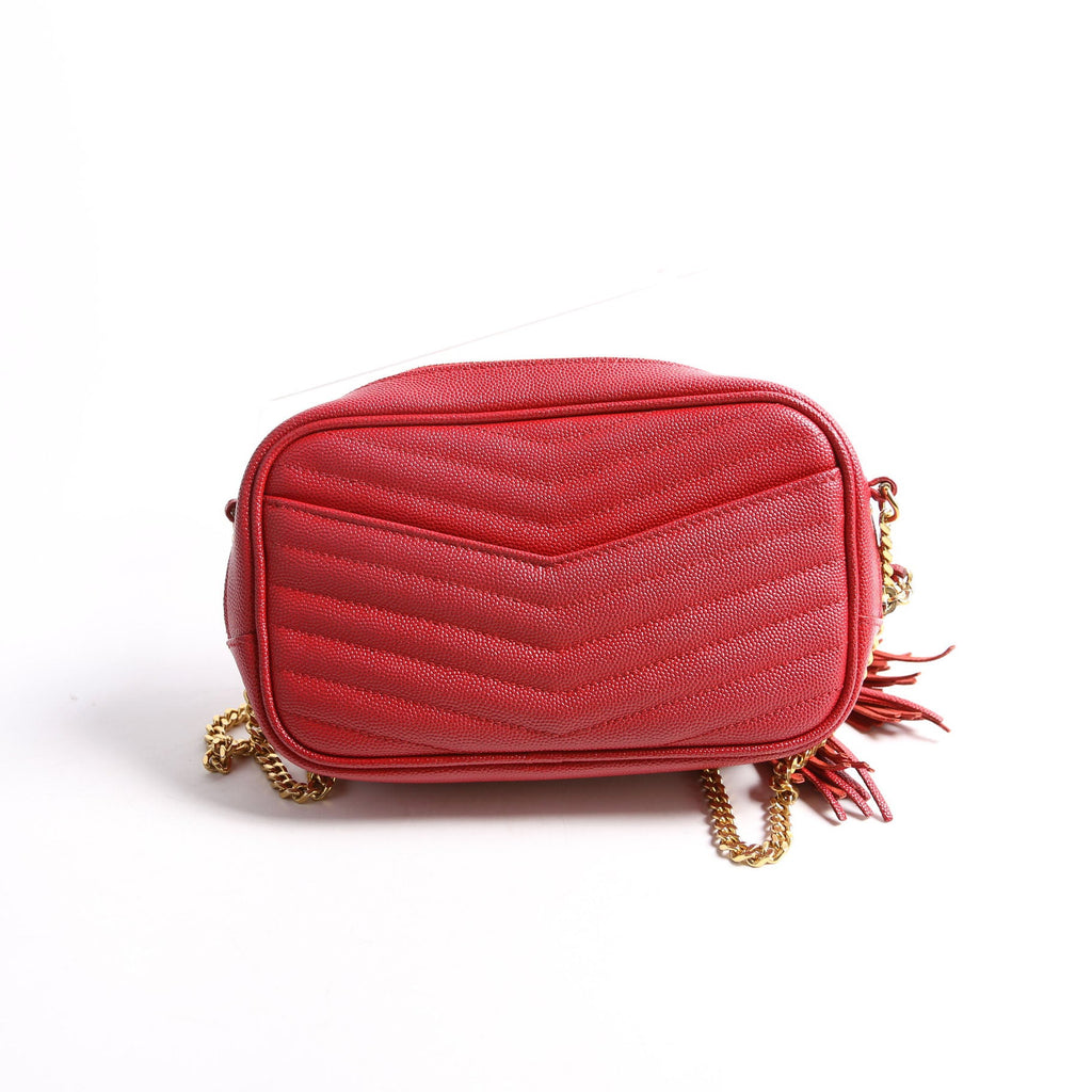 SAINT LAURENT Lou Camera Mini 585040 Red