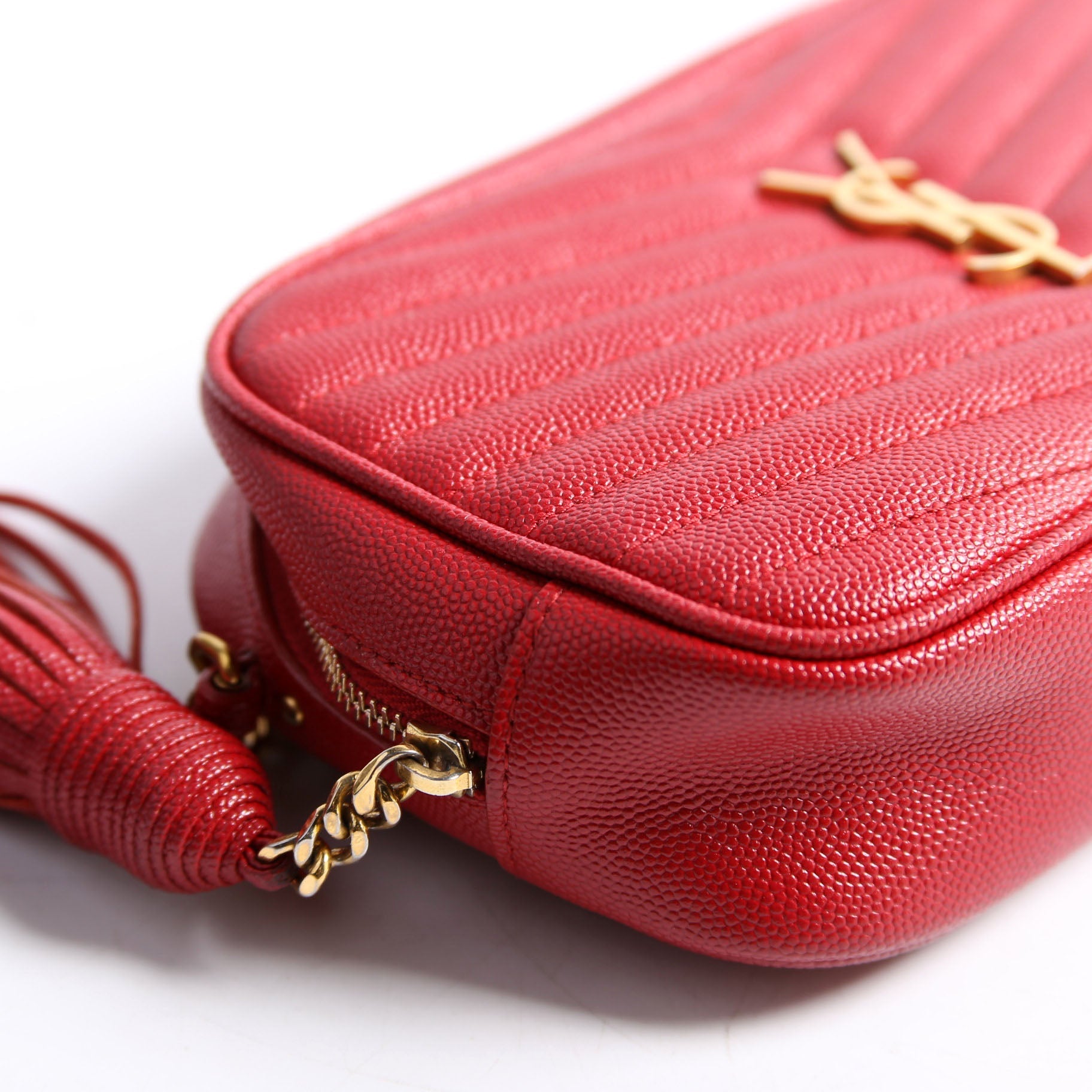 SAINT LAURENT Lou Camera Mini 585040 Red