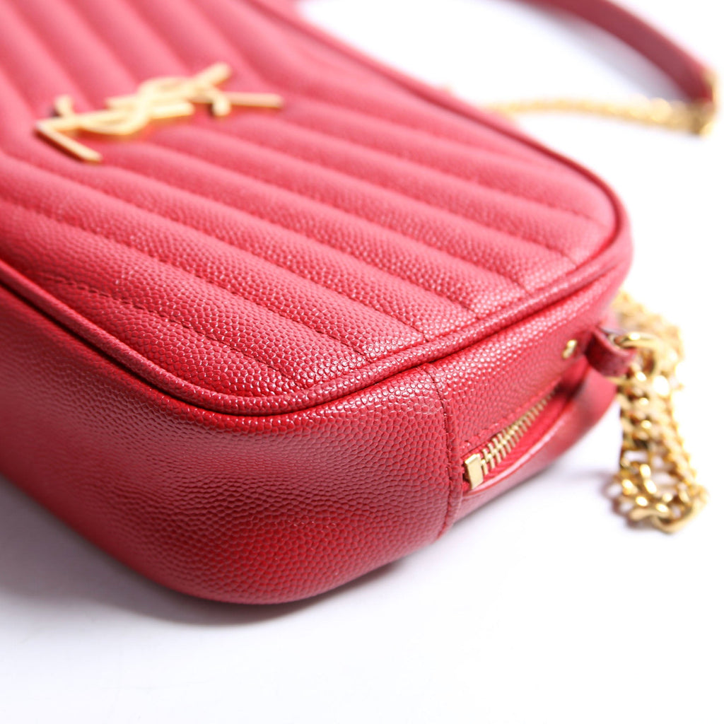 SAINT LAURENT Lou Camera Mini 585040 Red